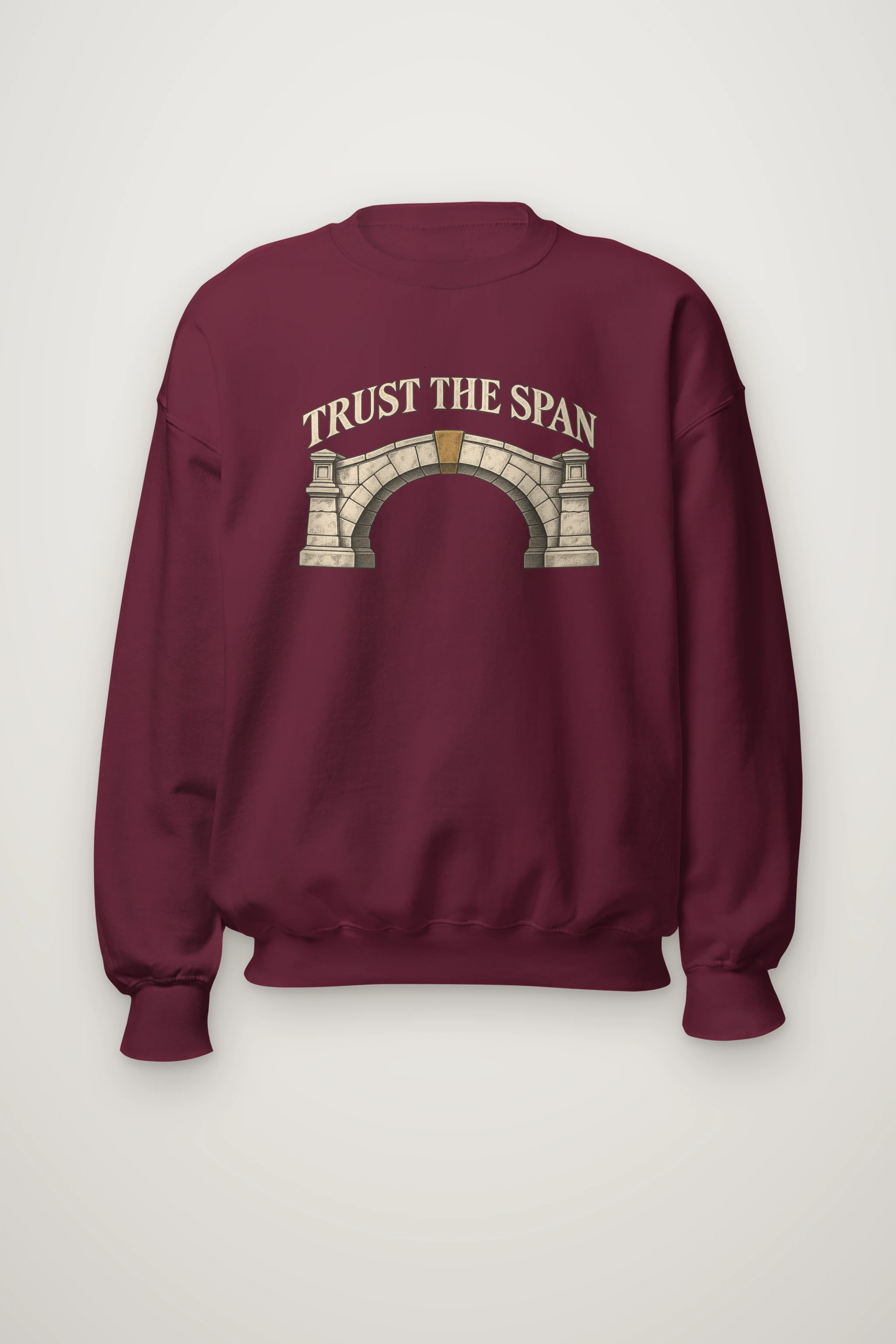 "Trust The Span" Heavy Blend Unisex Crewneck Sweatshirt