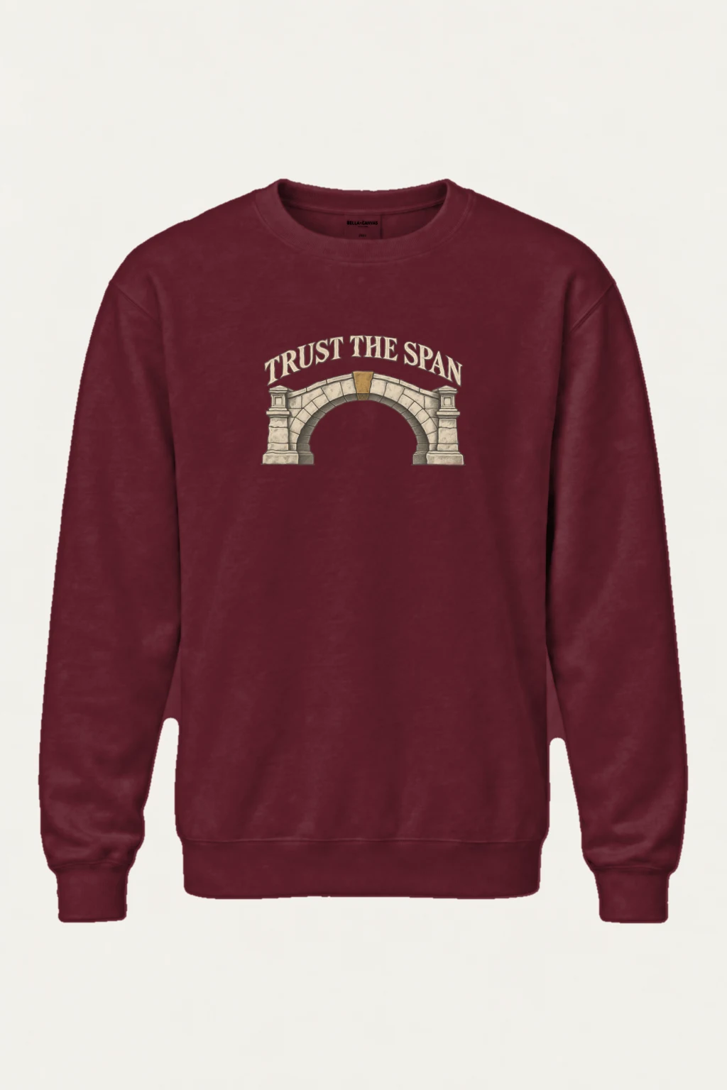 "Trust The Span" Heavy Blend Unisex Crewneck Sweatshirt | Gildan 18000