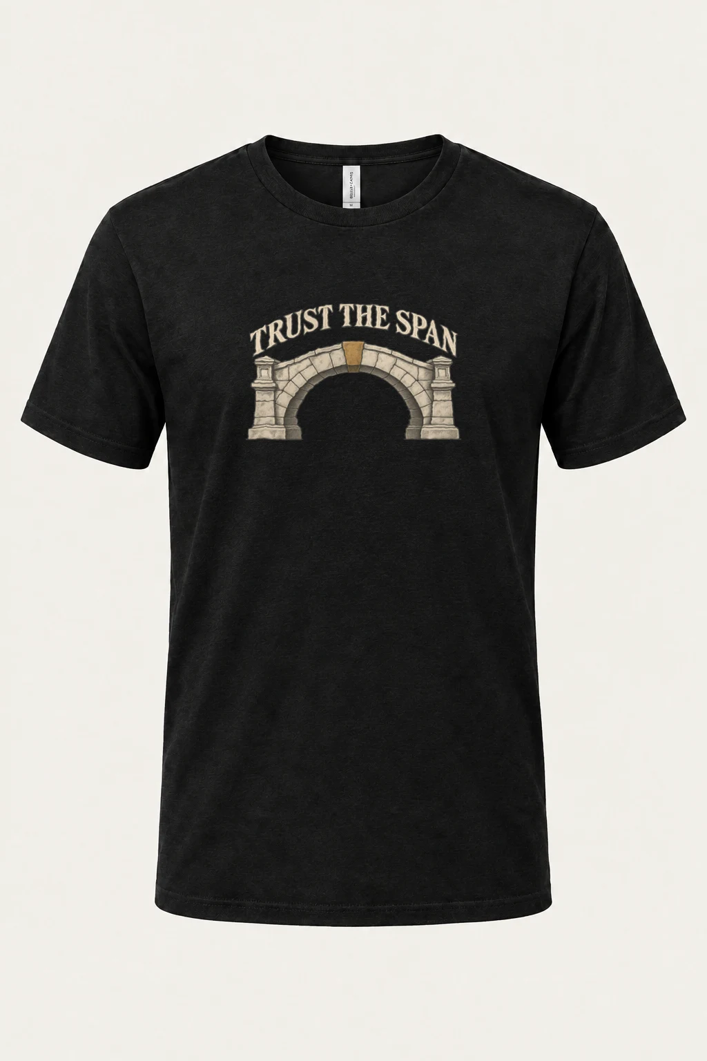 "Trust The Span" Heavyweight Unisex Crewneck T-shirt | Gildan 5000