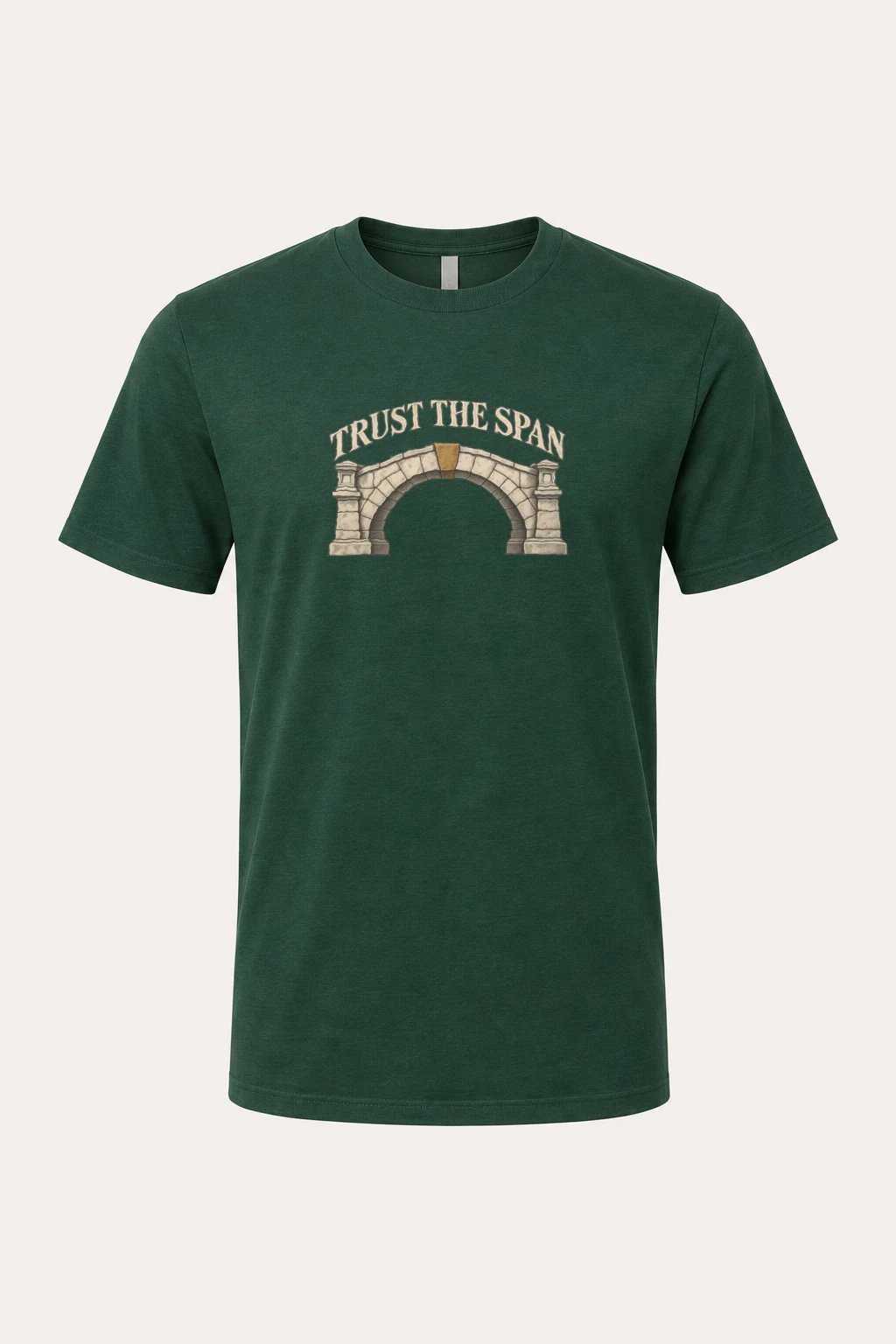 "Trust The Span" Heavyweight Unisex Crewneck T-shirt | Gildan 5000