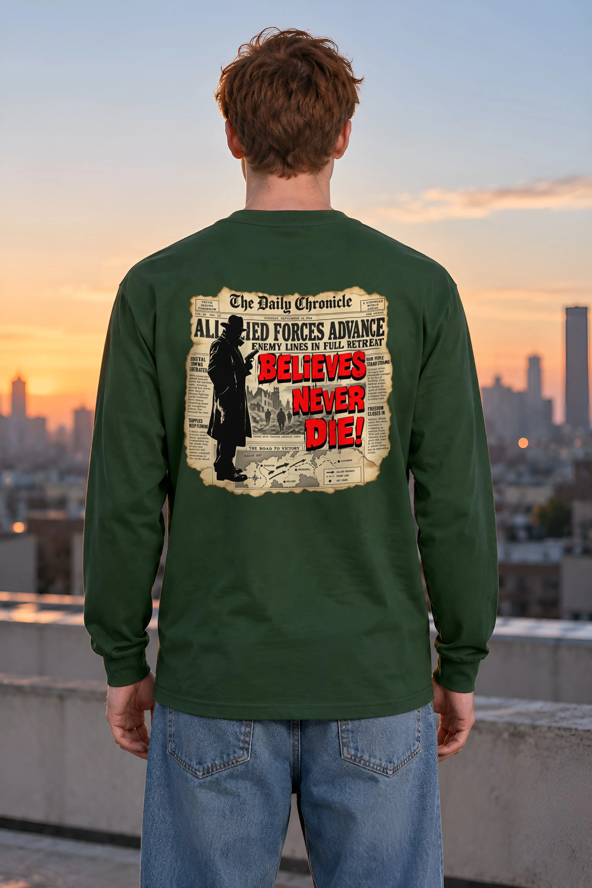 "Truth Serves Tomorrow" Unisex Longsleeve T-shirt