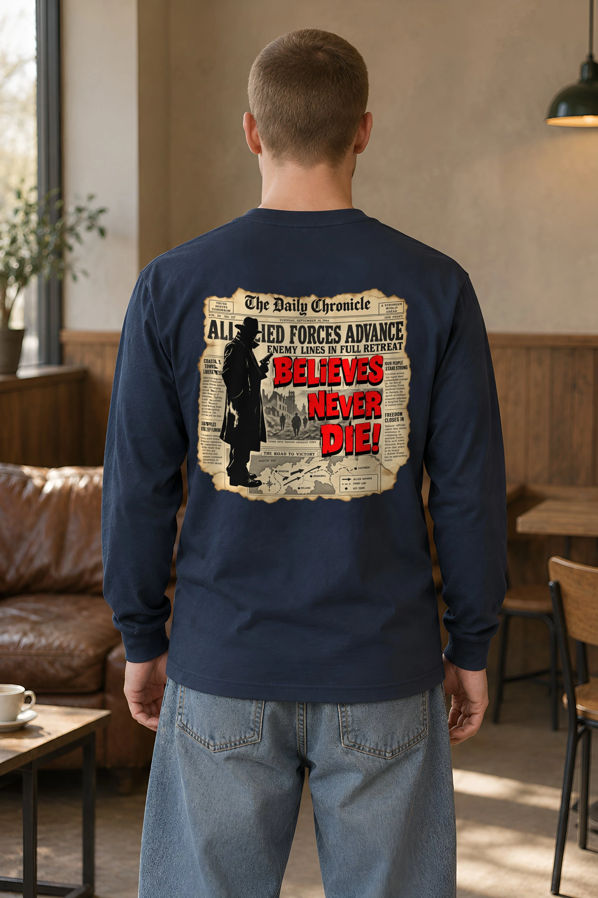 "Truth Serves Tomorrow" Unisex Longsleeve T-shirt