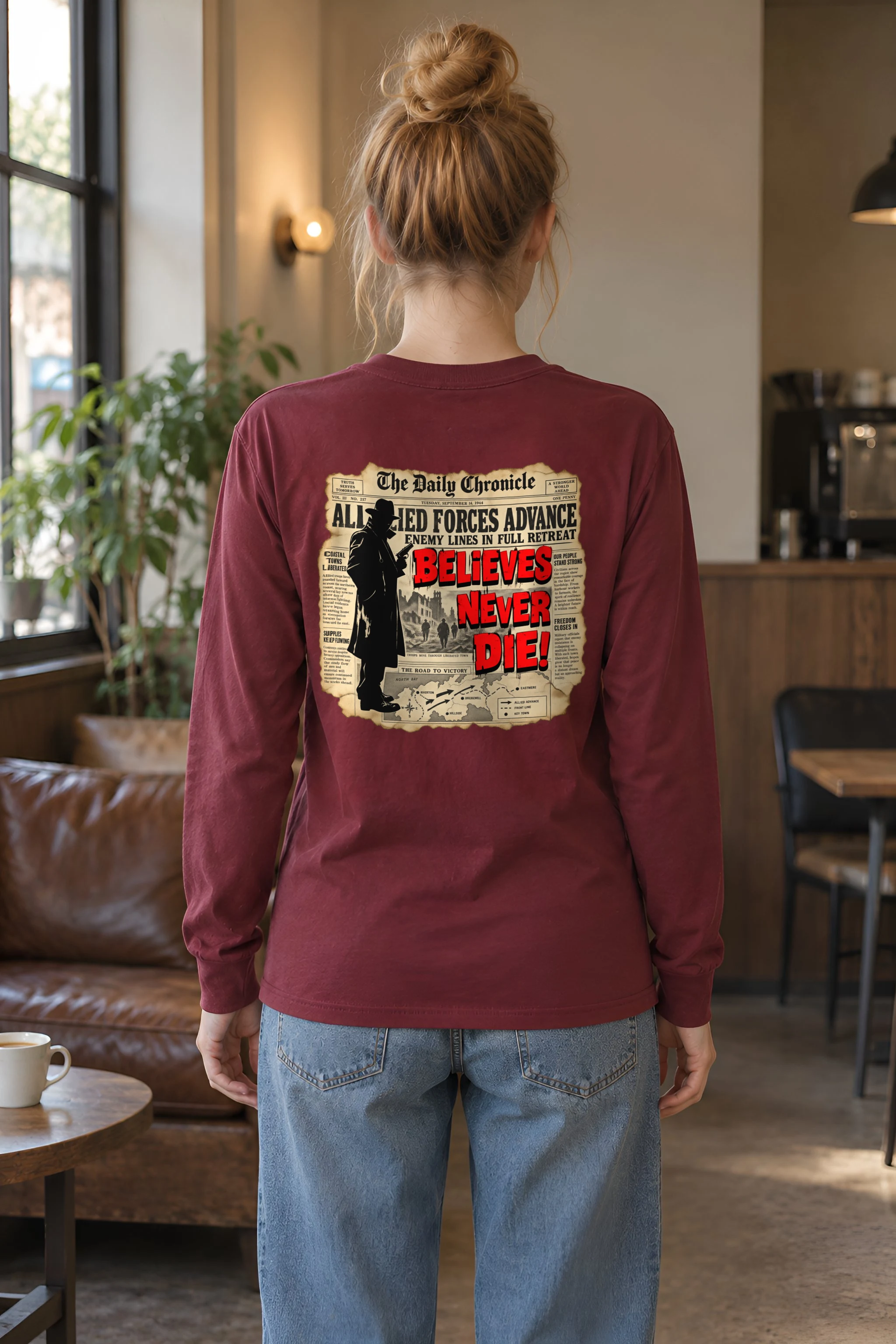 "Truth Serves Tomorrow" Unisex Longsleeve T-shirt