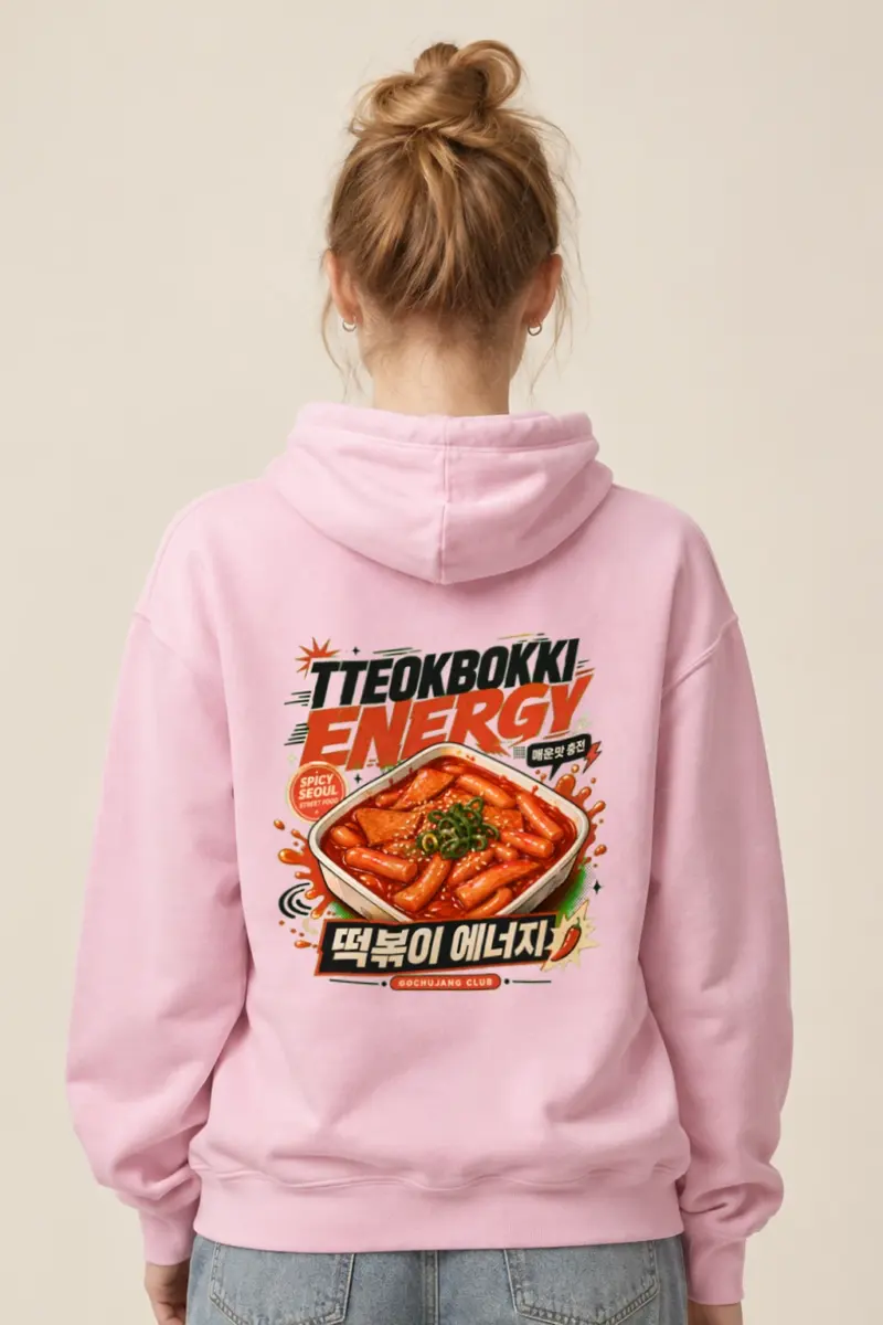 "Tteokbokki Energy" Heavy Blend Unisex Pullover Hoodie