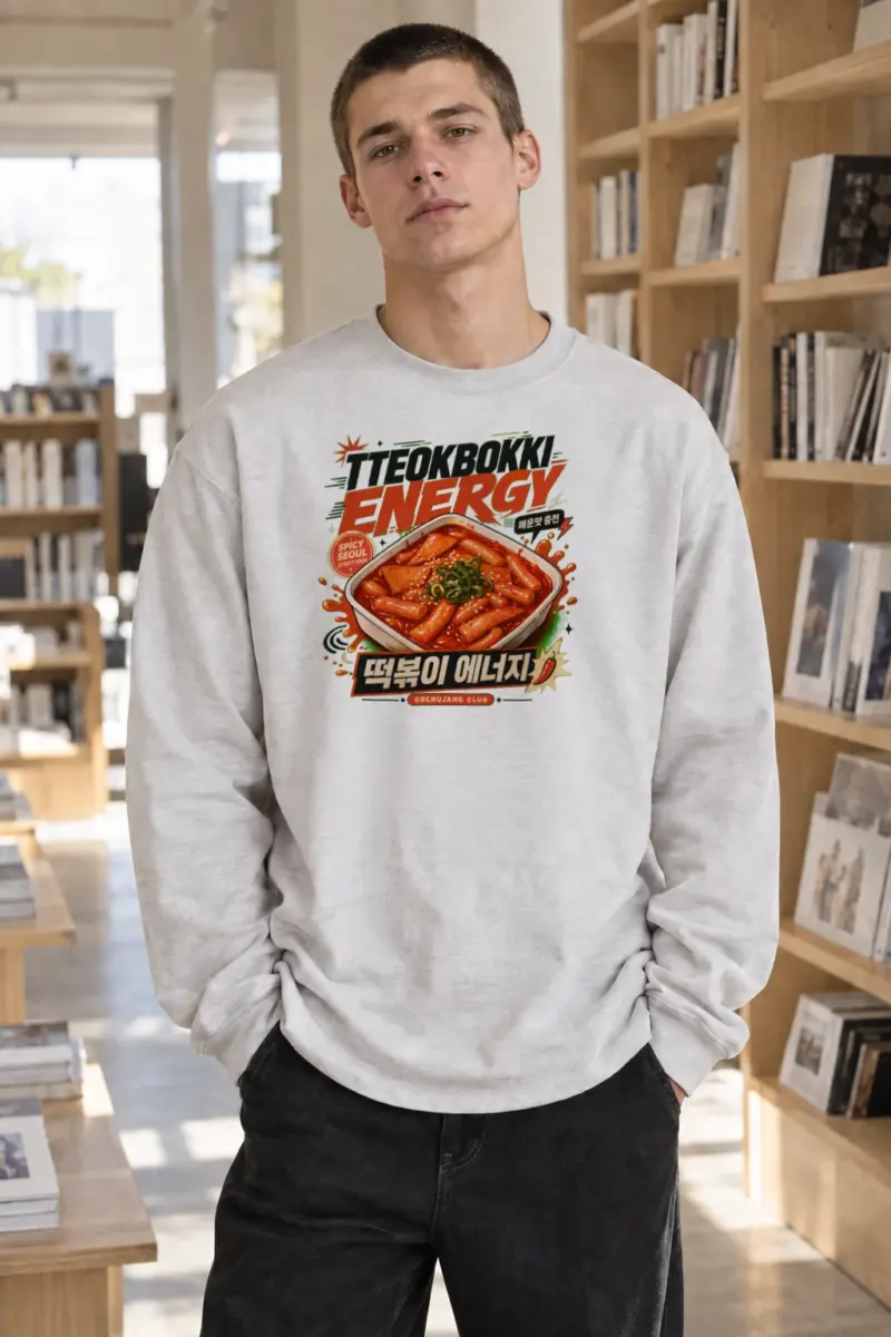 "Tteokbokki Energy" Unisex Longsleeve T-shirt | Gildan 2400
