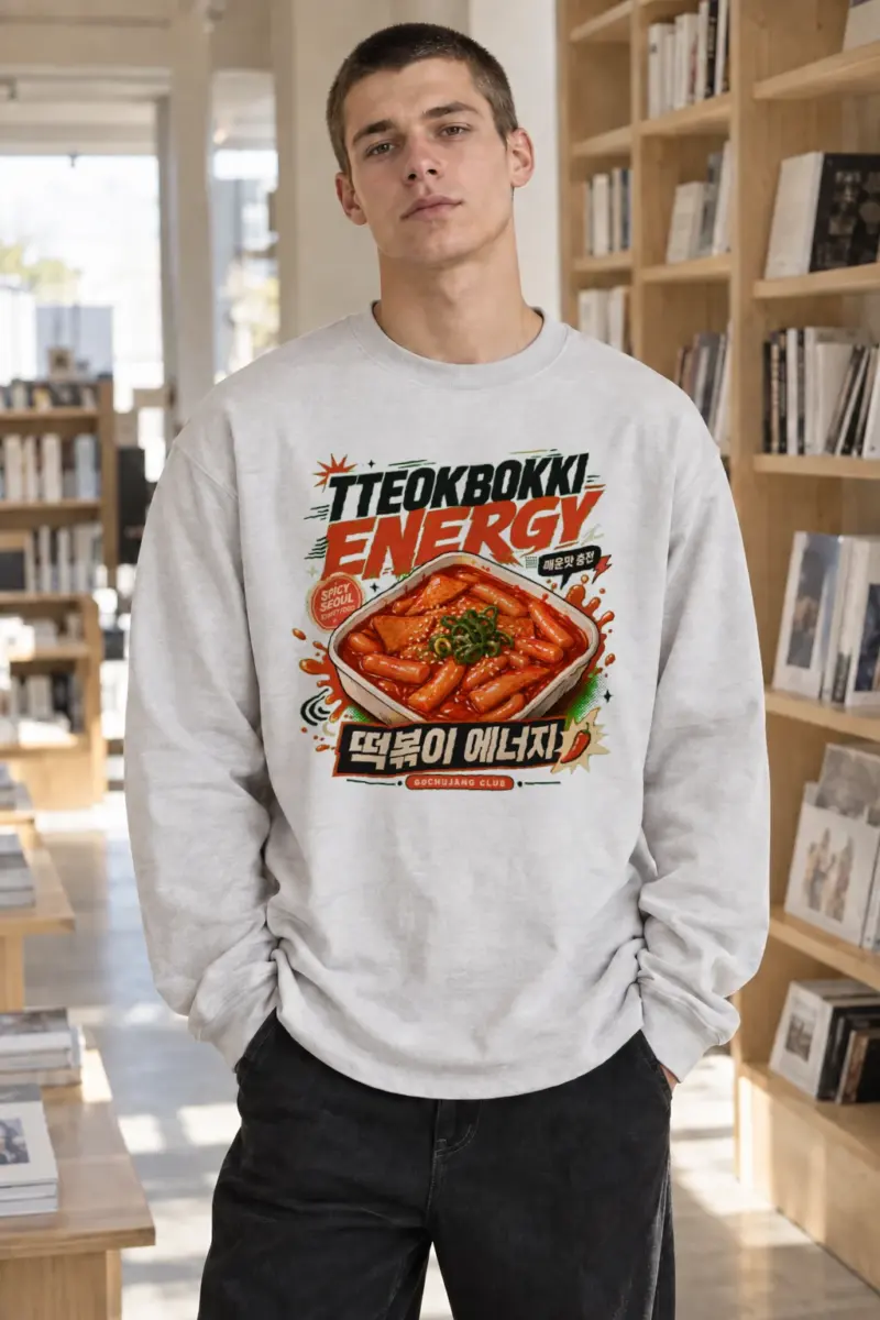 "Tteokbokki Energy" Unisex Longsleeve T-shirt | Gildan 2400