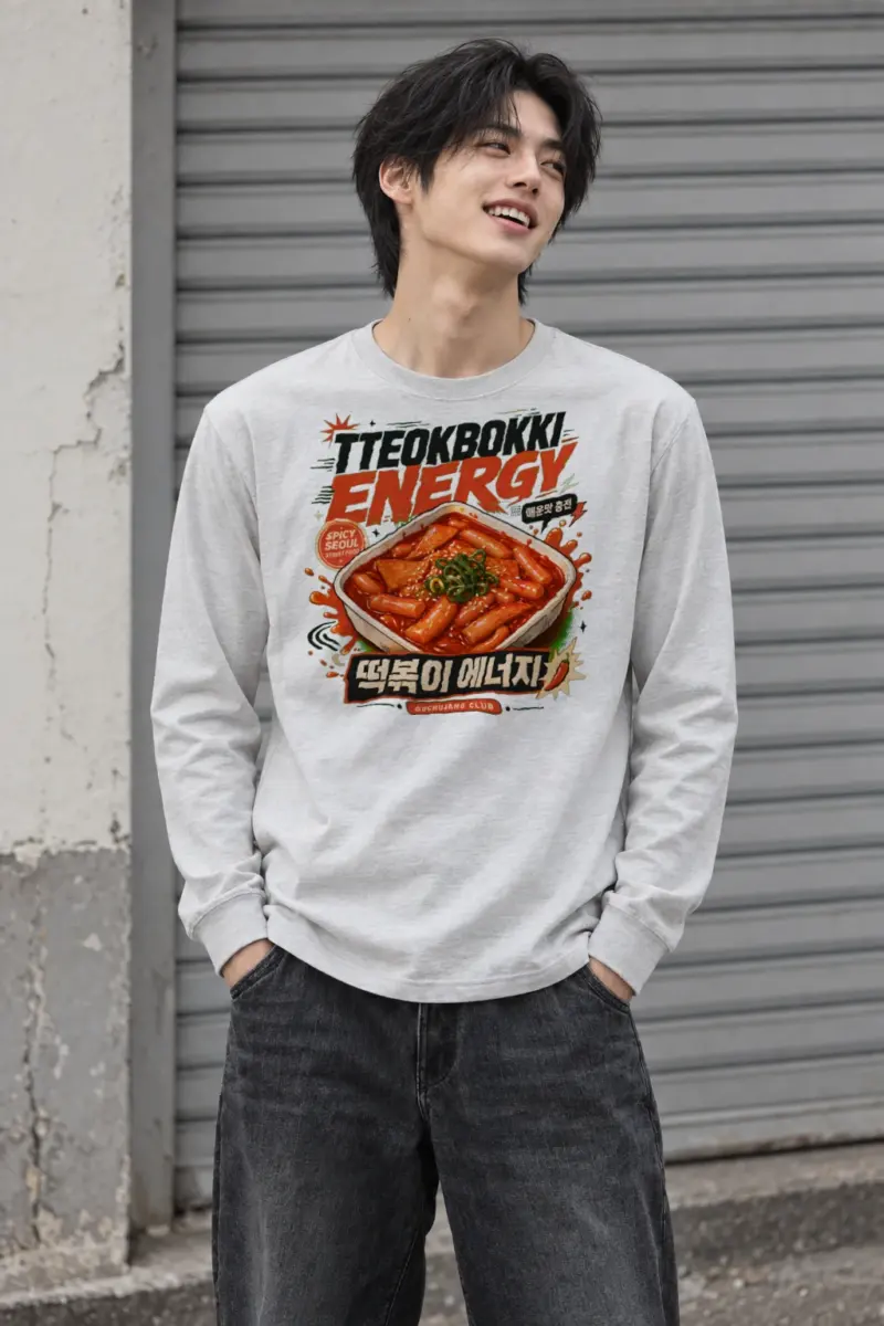 "Tteokbokki Energy" Unisex Longsleeve T-shirt