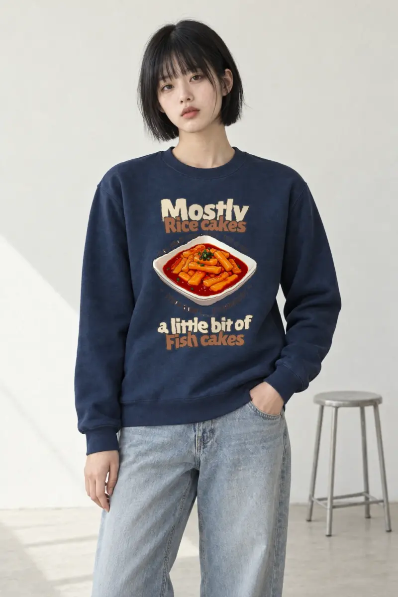 "Tteokbokki Evangelist" Heavy Blend Unisex Crewneck Sweatshirt