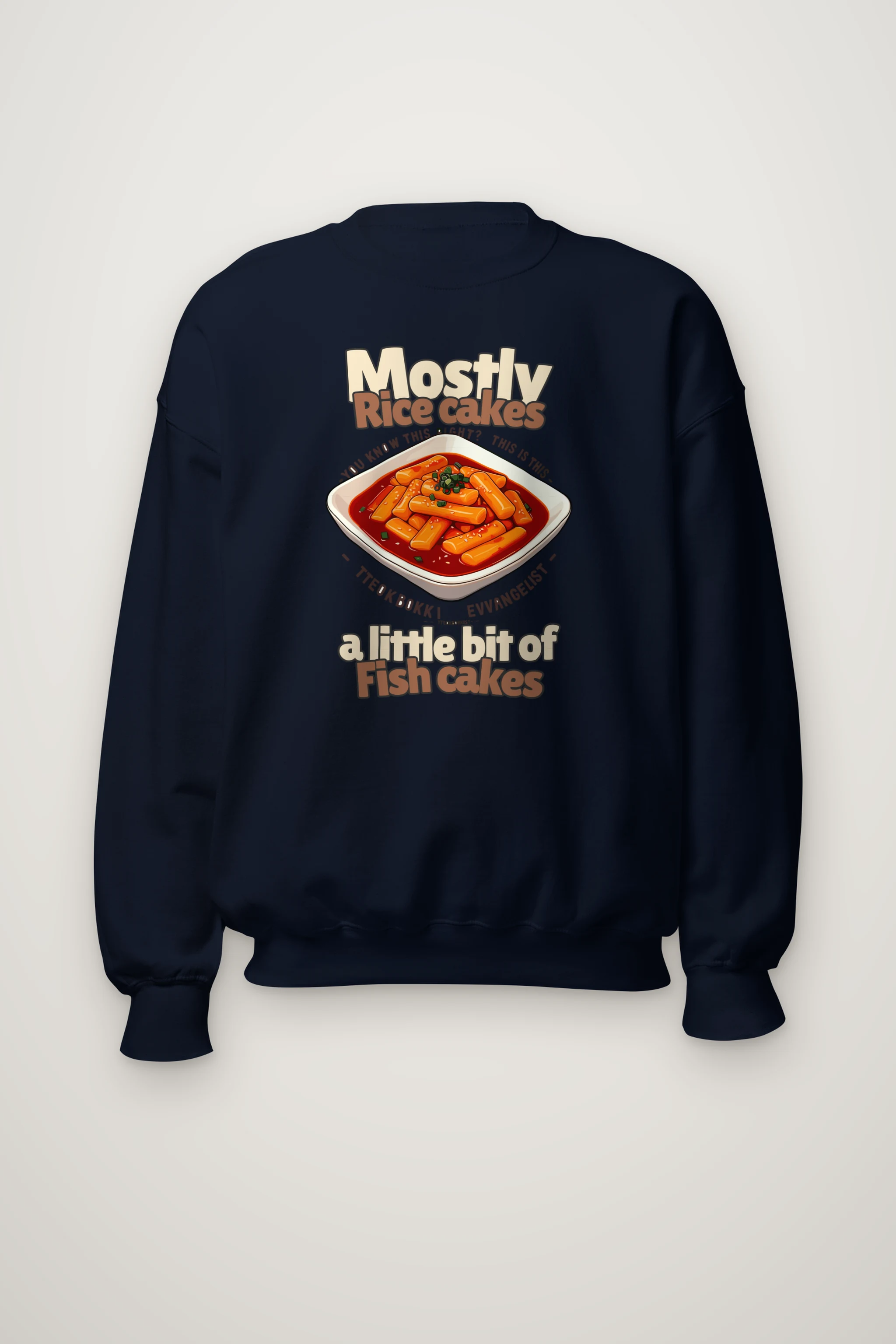 "Tteokbokki Evangelist" Heavy Blend Unisex Crewneck Sweatshirt