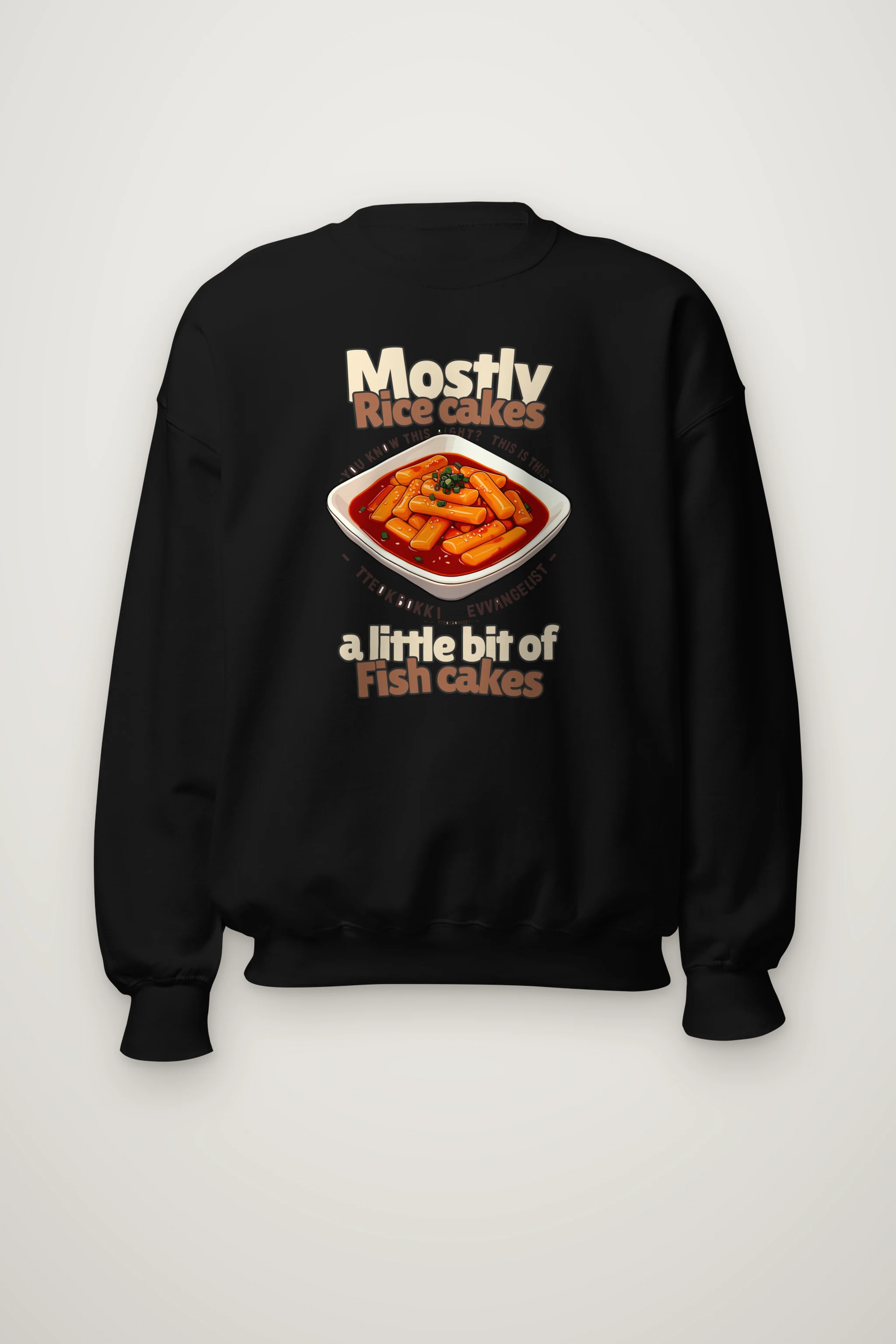 "Tteokbokki Evangelist" Heavy Blend Unisex Crewneck Sweatshirt