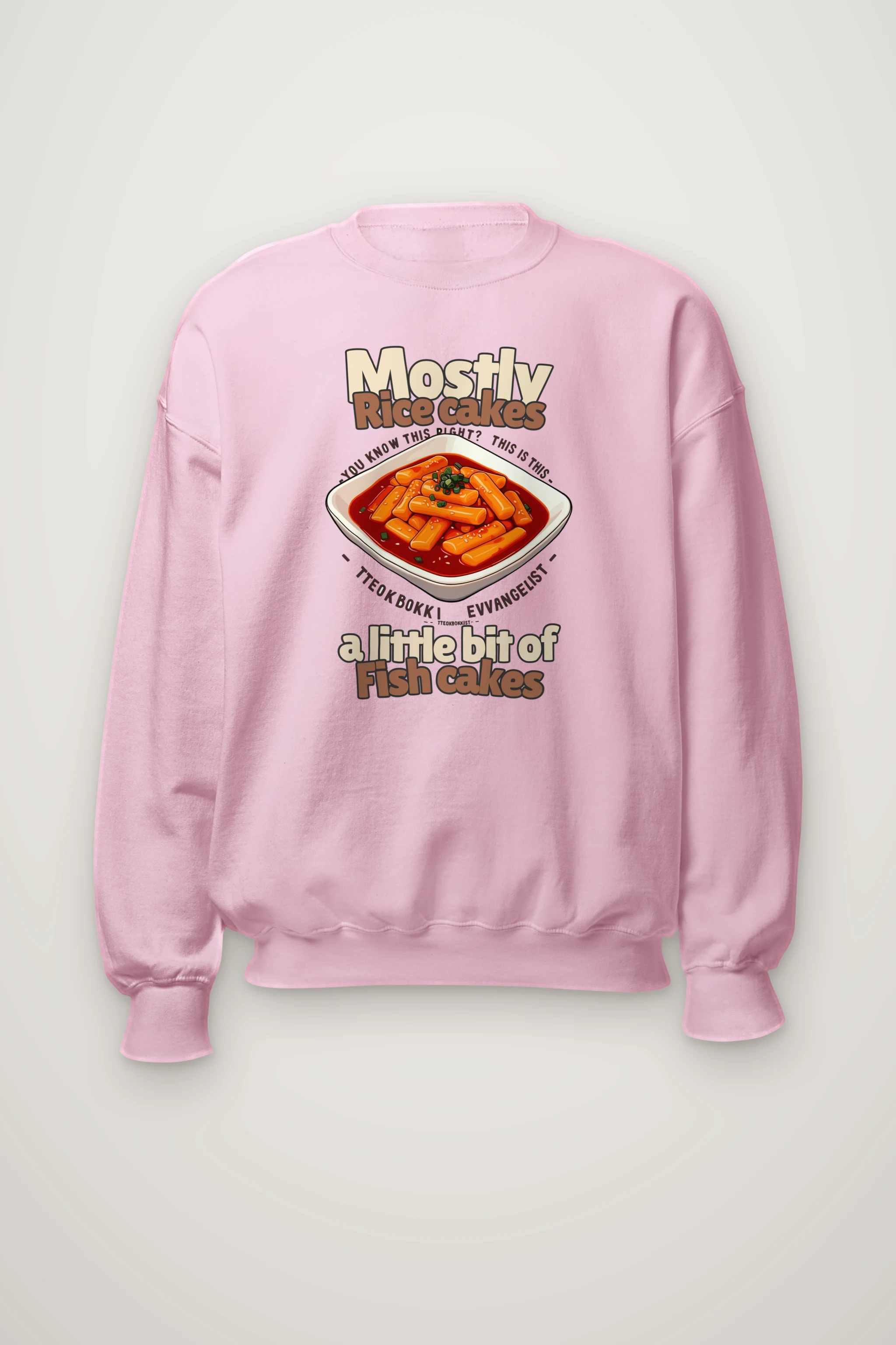 "Tteokbokki Evangelist" Heavy Blend Unisex Crewneck Sweatshirt