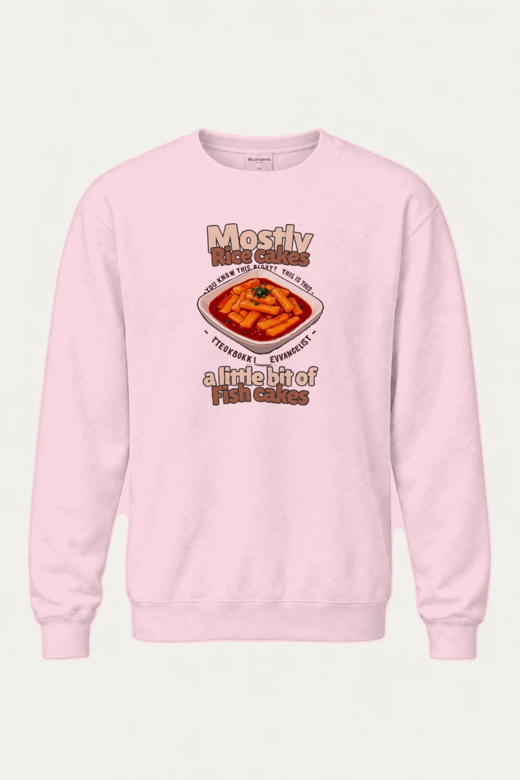 "Tteokbokki Evangelist" Heavy Blend Unisex Crewneck Sweatshirt | Gildan 18000