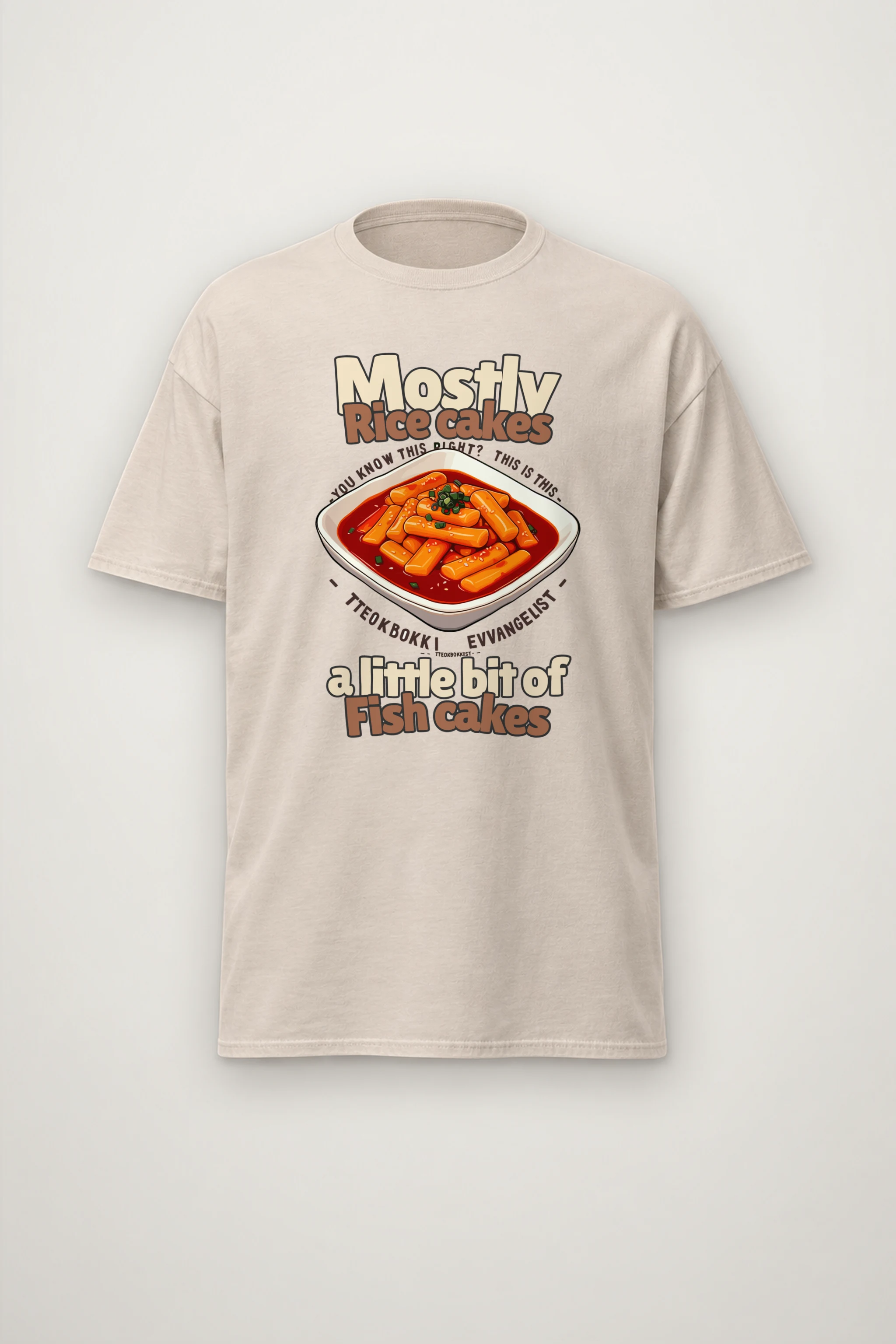 "Tteokbokki Evangelist" Heavyweight Unisex Crewneck T-shirt