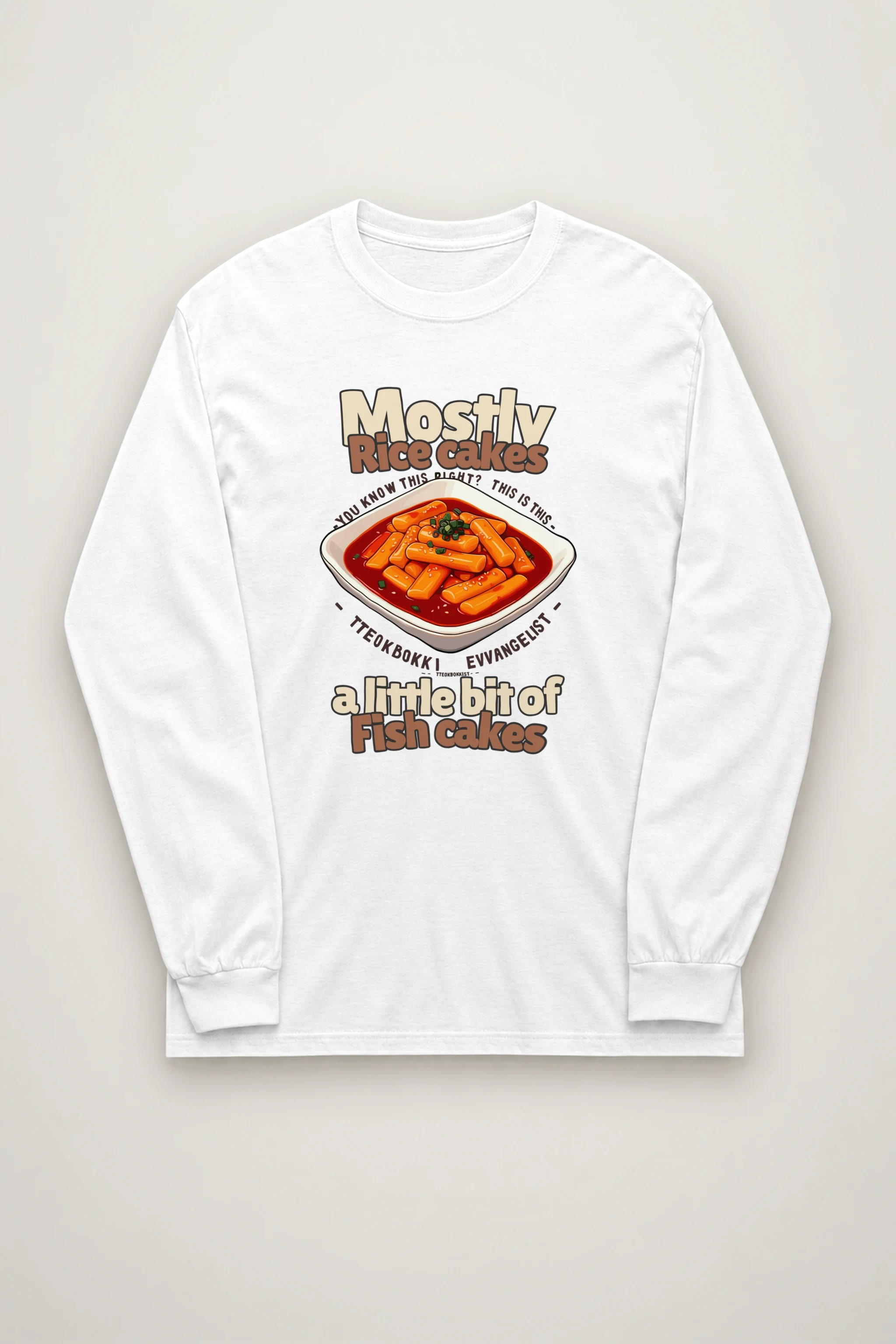 "Tteokbokki Evangelist" Unisex Longsleeve T-shirt