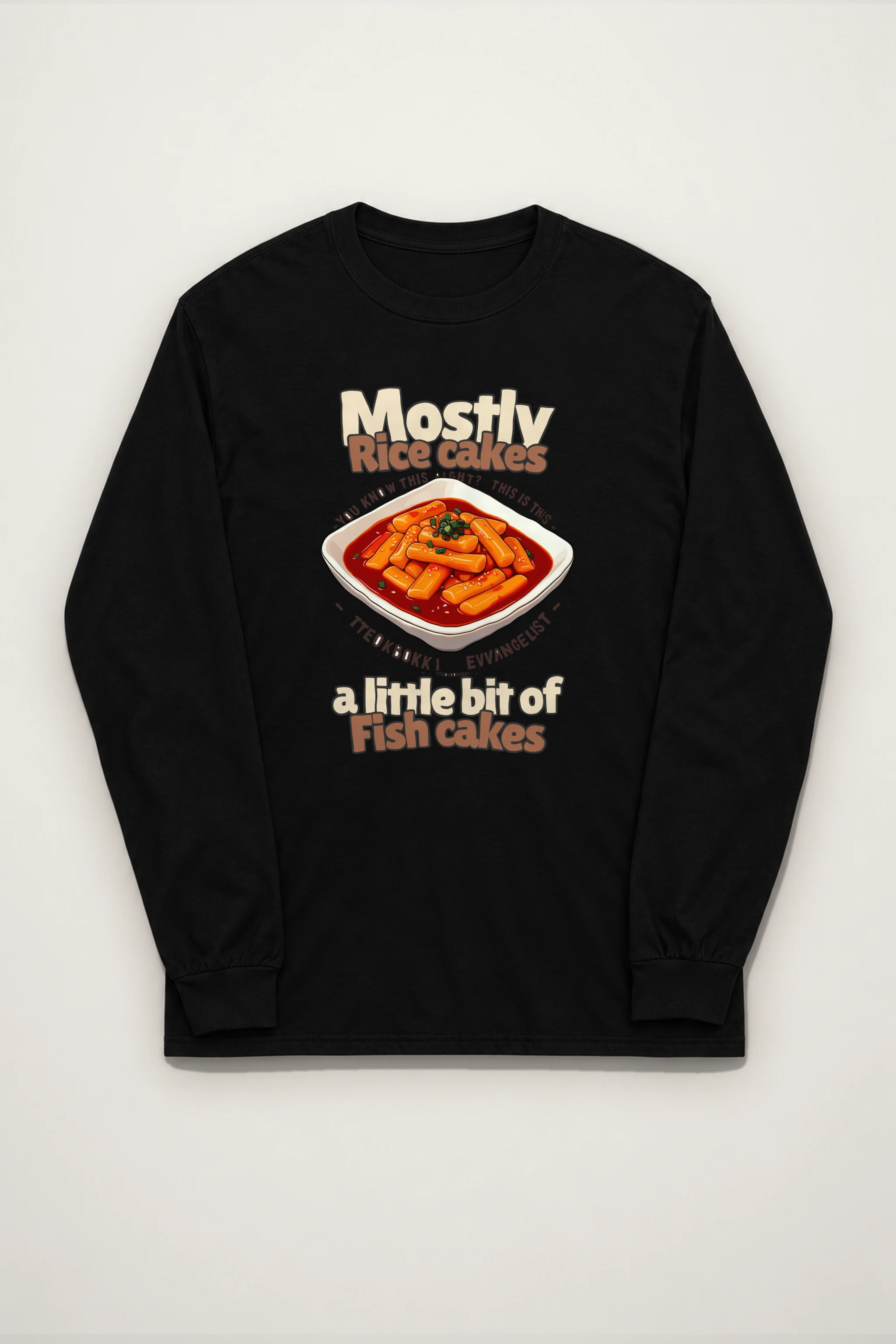 "Tteokbokki Evangelist" Unisex Longsleeve T-shirt