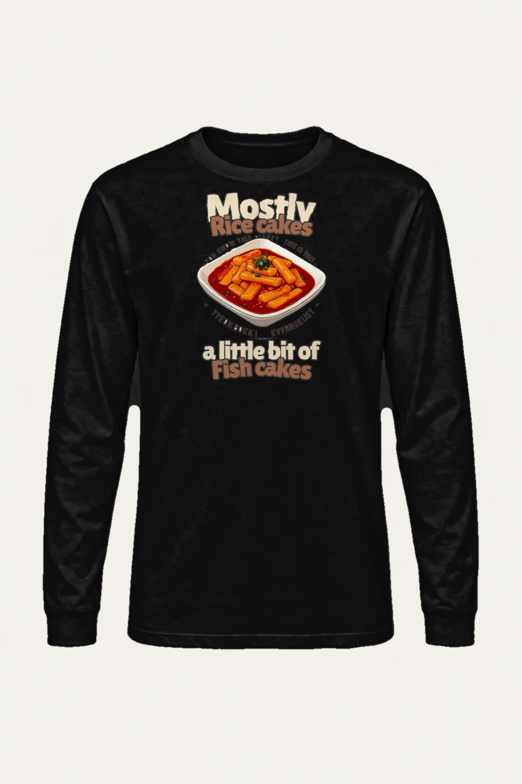 "Tteokbokki Evangelist" Unisex Longsleeve T-shirt | Gildan 2400