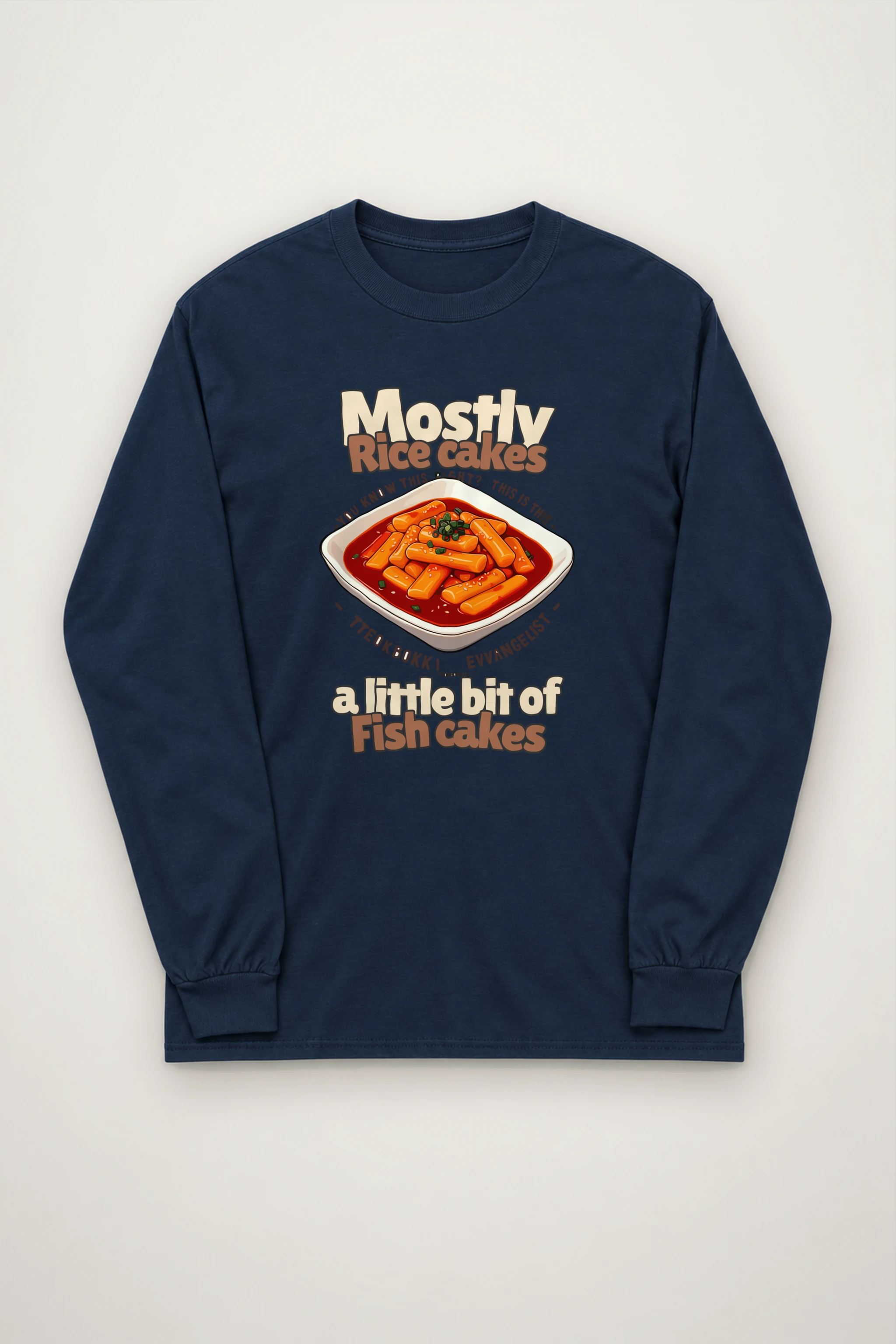 "Tteokbokki Evangelist" Unisex Longsleeve T-shirt