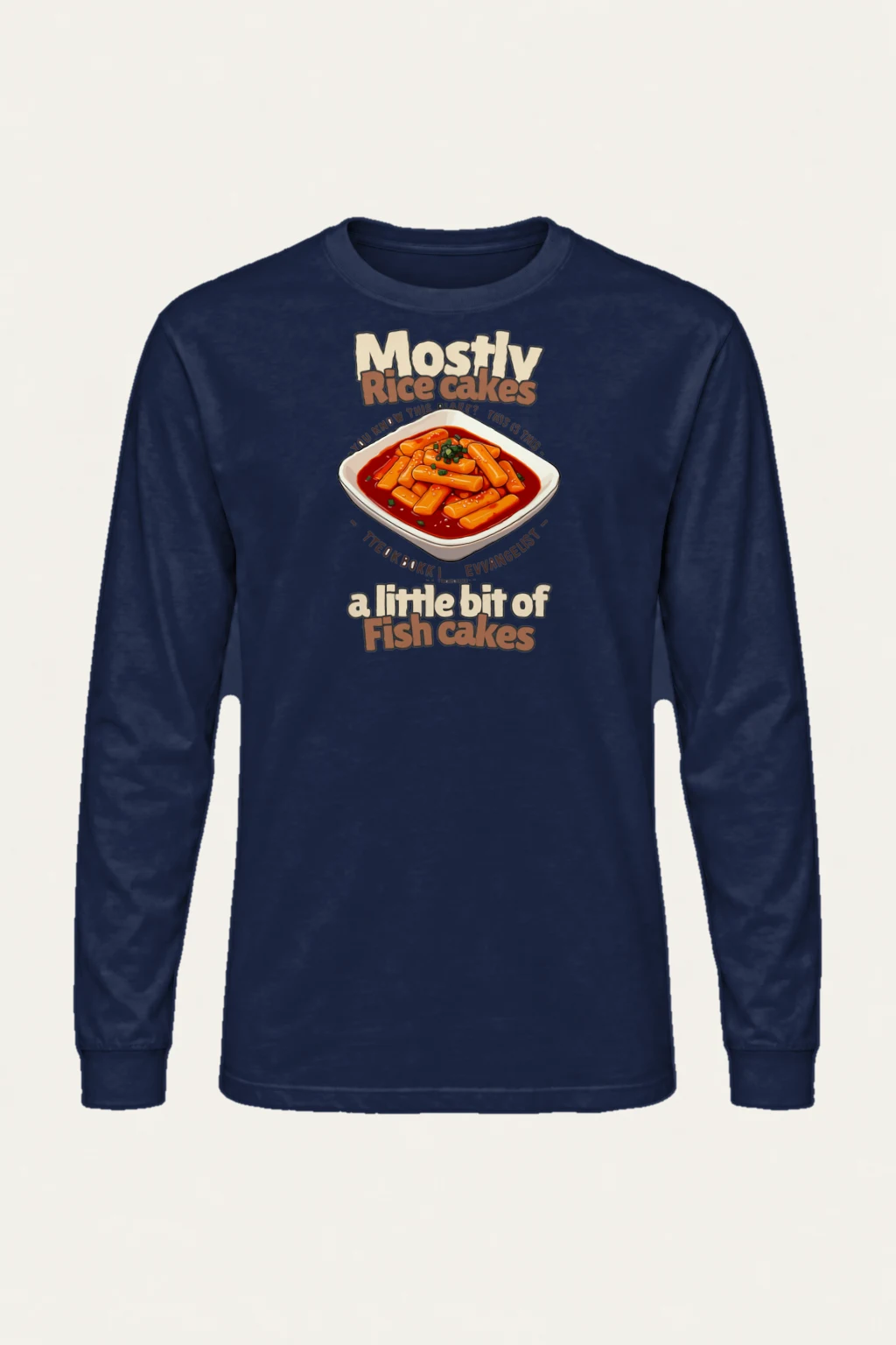 "Tteokbokki Evangelist" Unisex Longsleeve T-shirt | Gildan 2400
