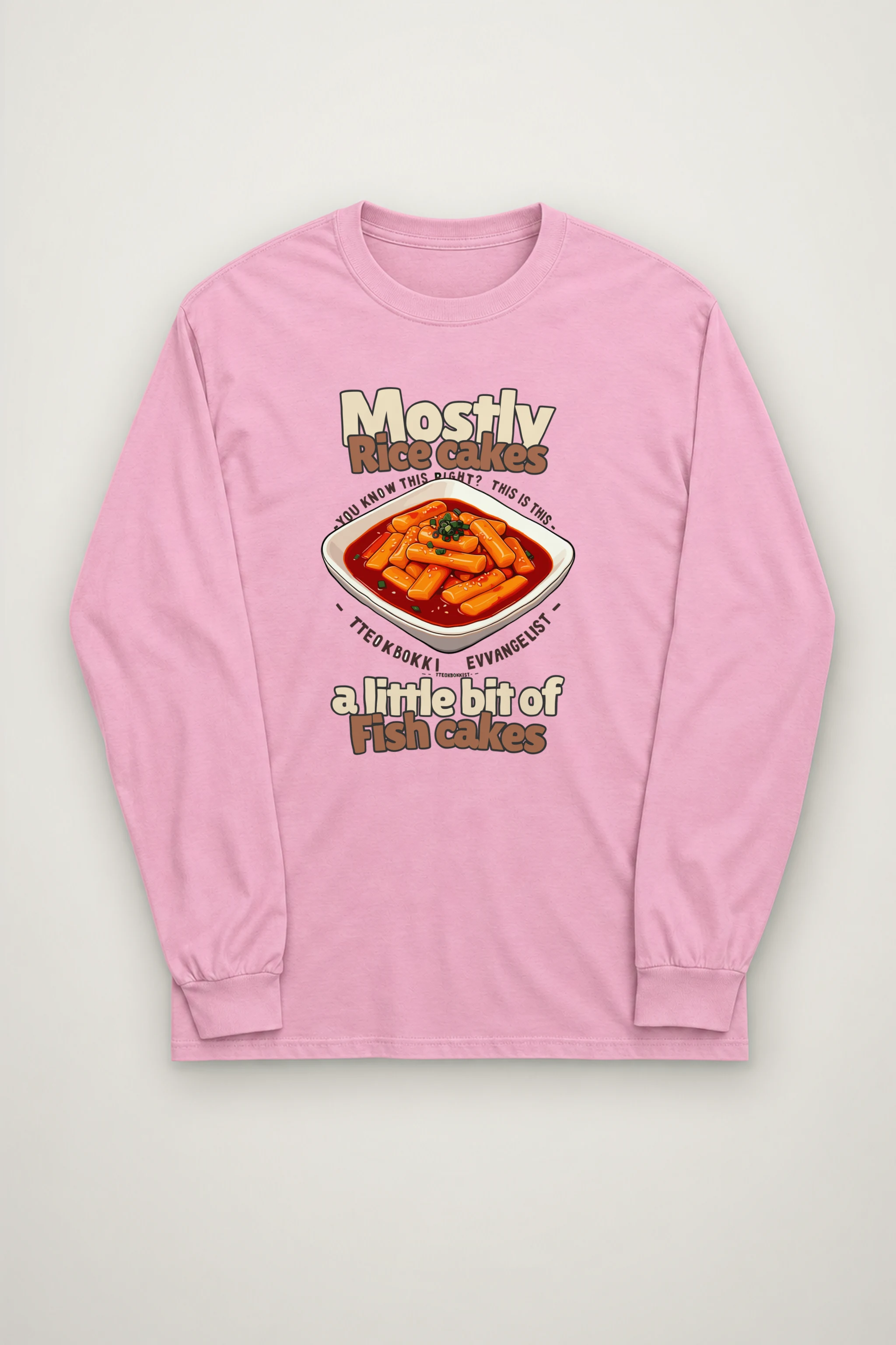 "Tteokbokki Evangelist" Unisex Longsleeve T-shirt