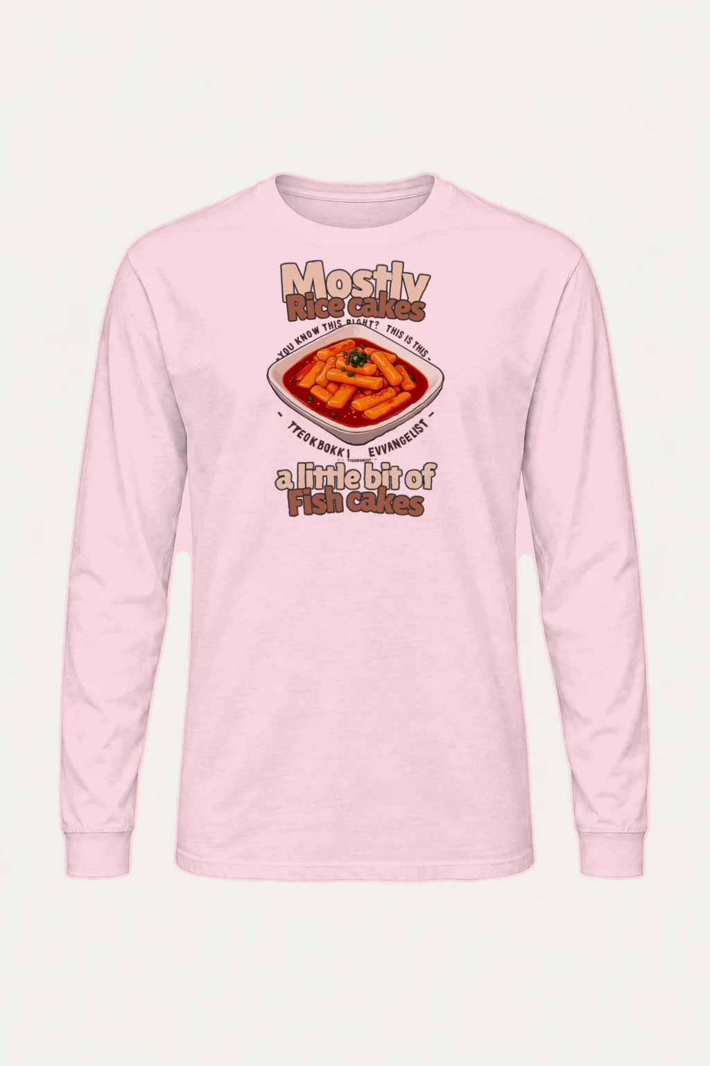 "Tteokbokki Evangelist" Unisex Longsleeve T-shirt | Gildan 2400