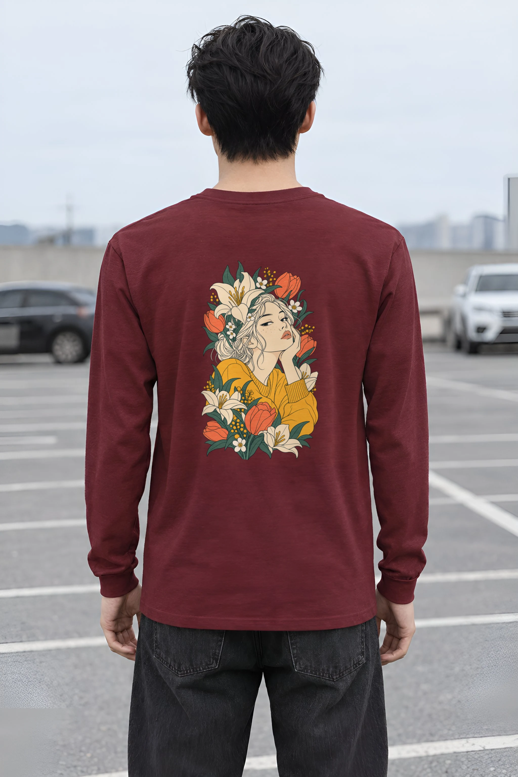 "Tulip Muse" Unisex Longsleeve T-shirt
