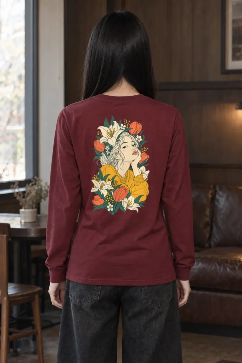 "Tulip Muse" Unisex Longsleeve T-shirt