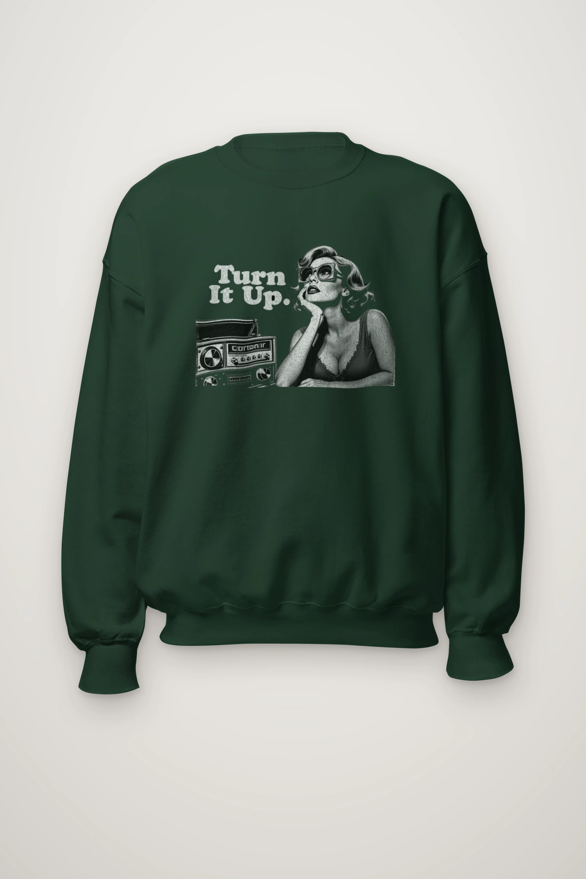 "Turn It Up" Heavy Blend Unisex Crewneck Sweatshirt