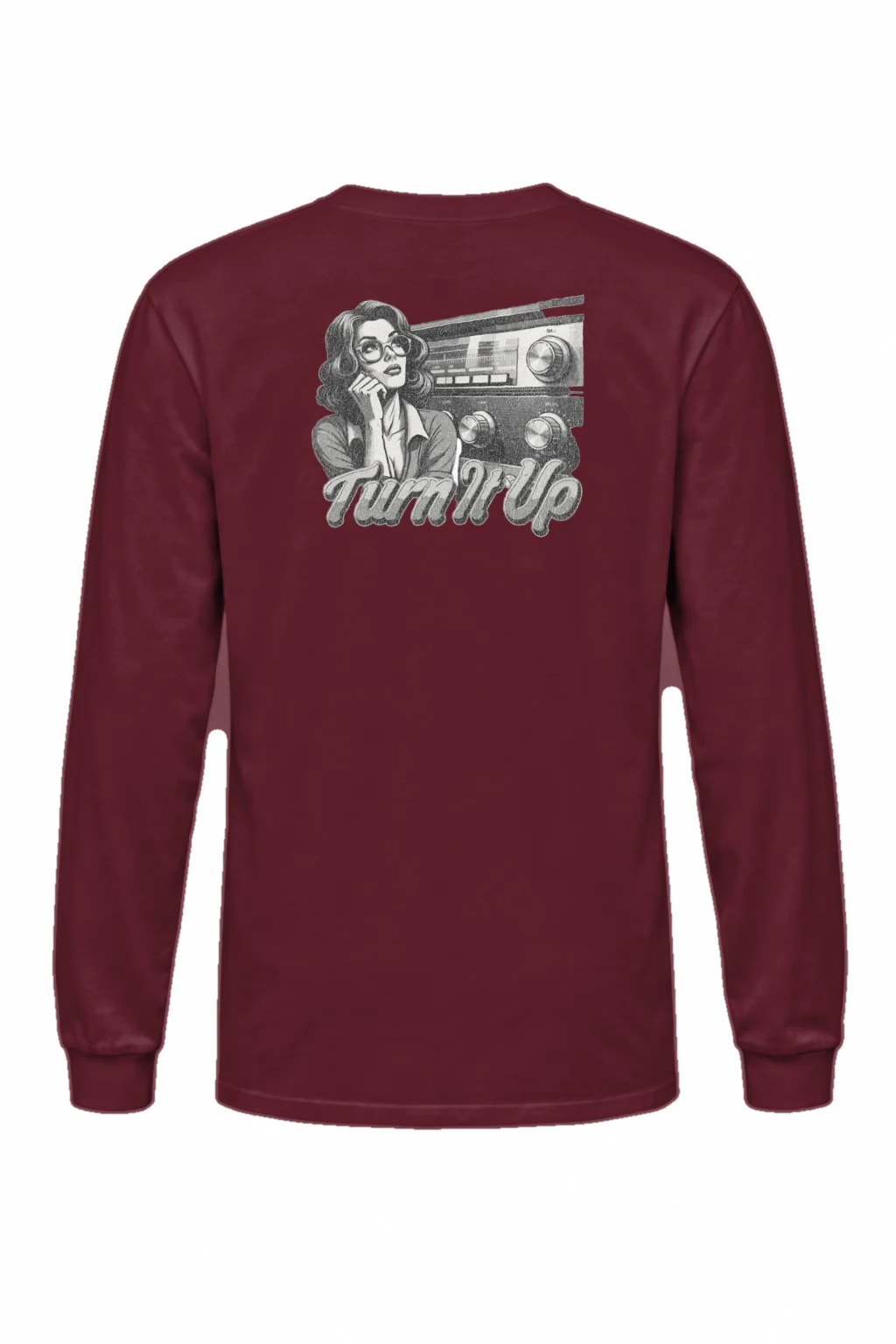 "Turn It Up" Unisex Longsleeve T-shirt | Gildan 2400