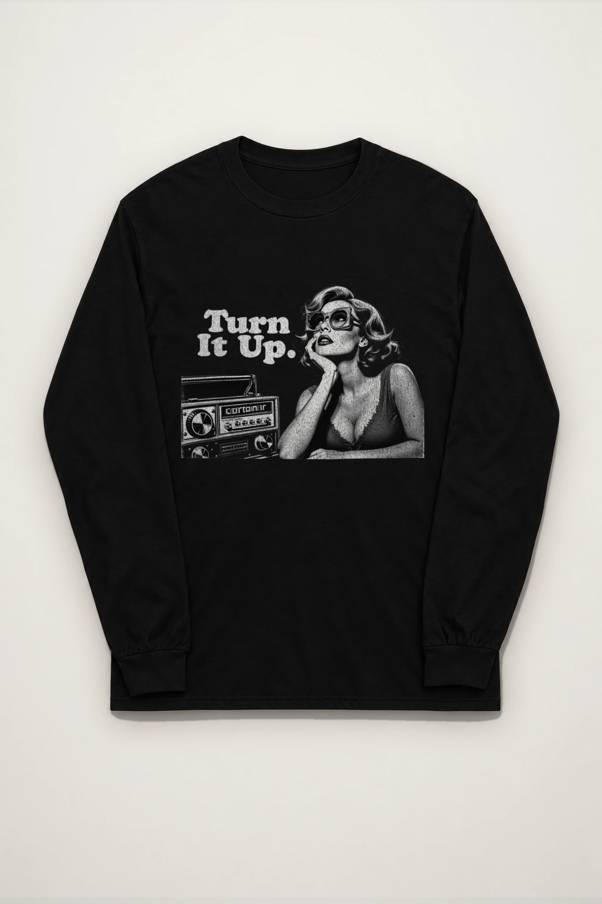 "Turn It Up" Unisex Longsleeve T-shirt