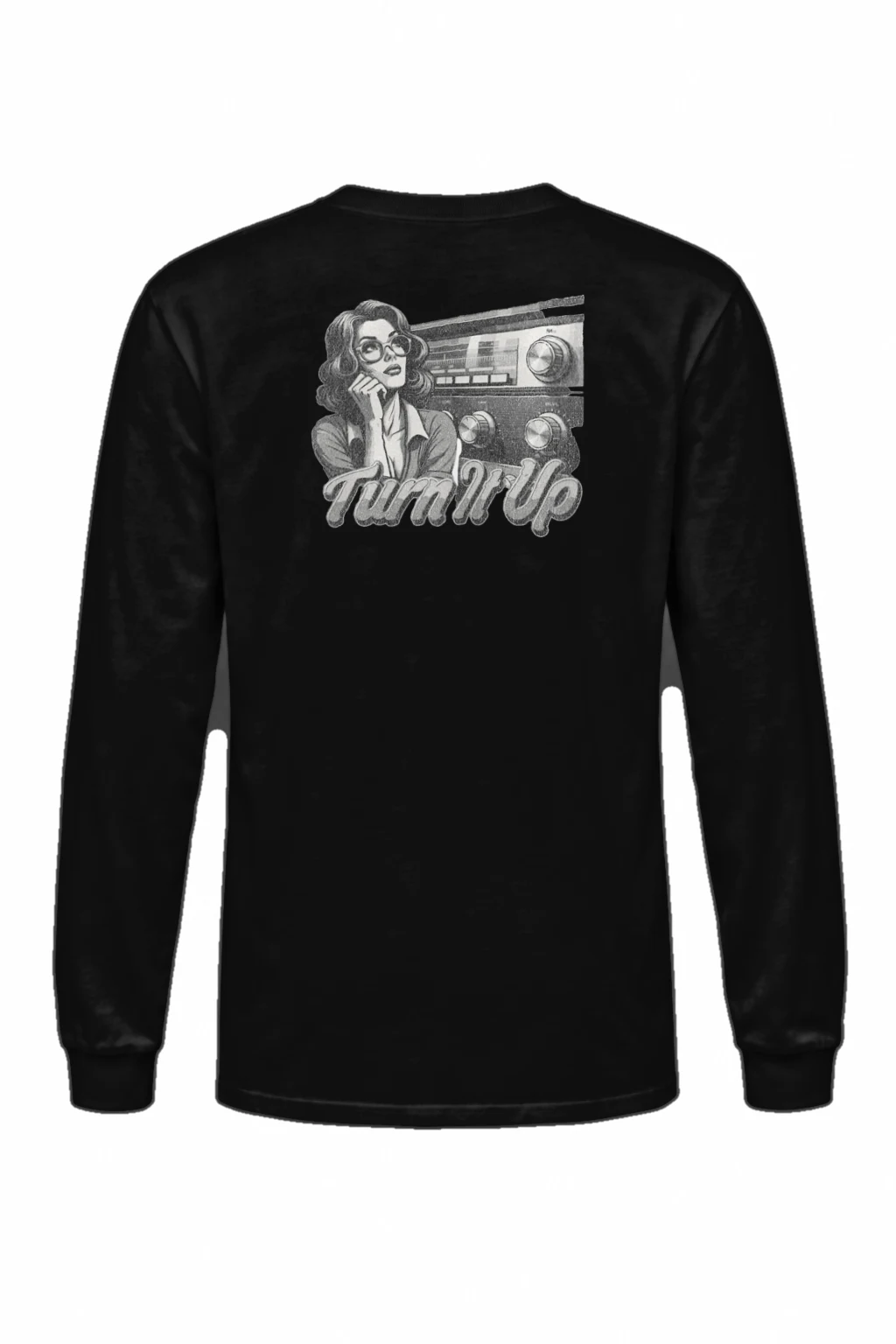 "Turn It Up" Unisex Longsleeve T-shirt | Gildan 2400