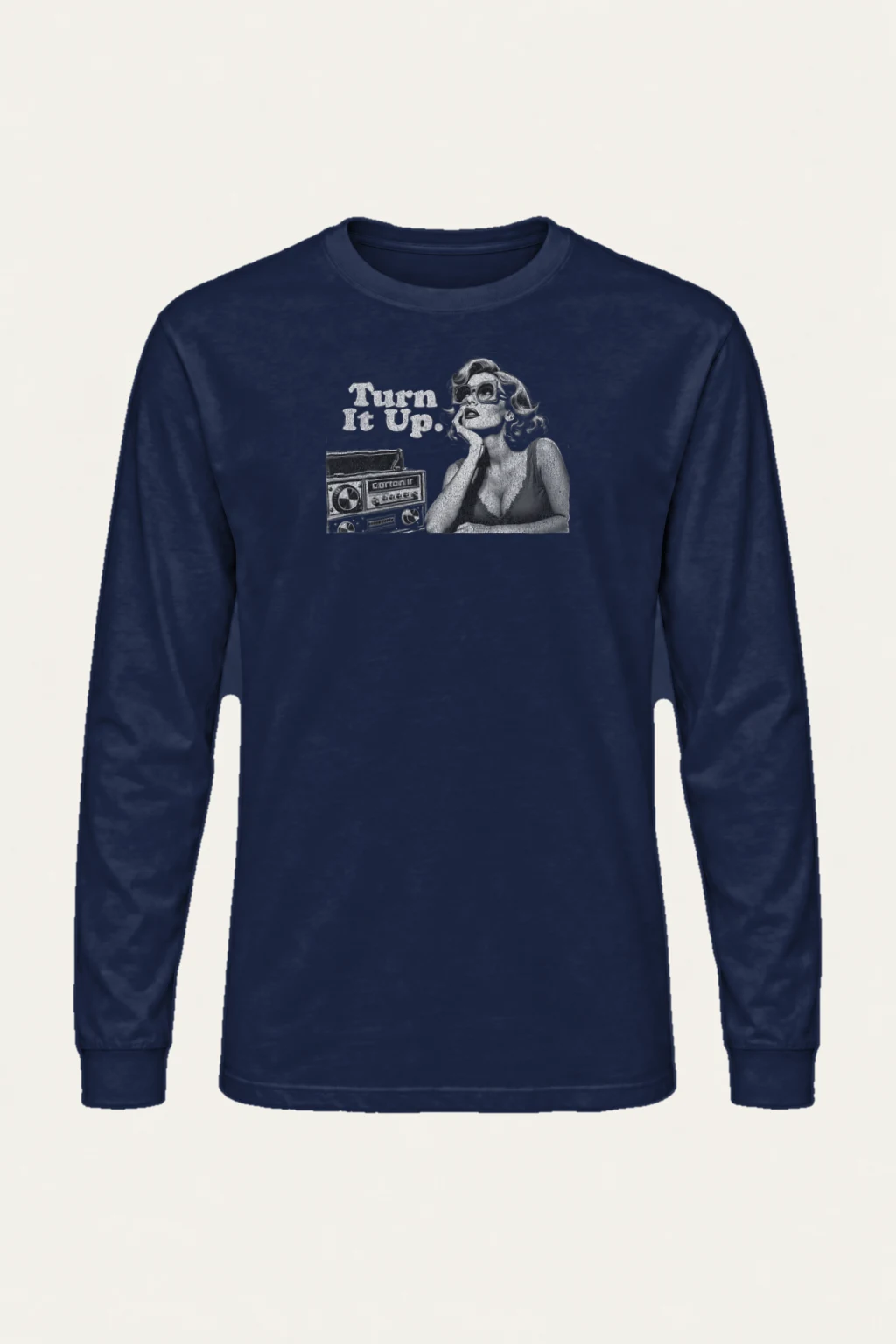 "Turn It Up" Unisex Longsleeve T-shirt | Gildan 2400