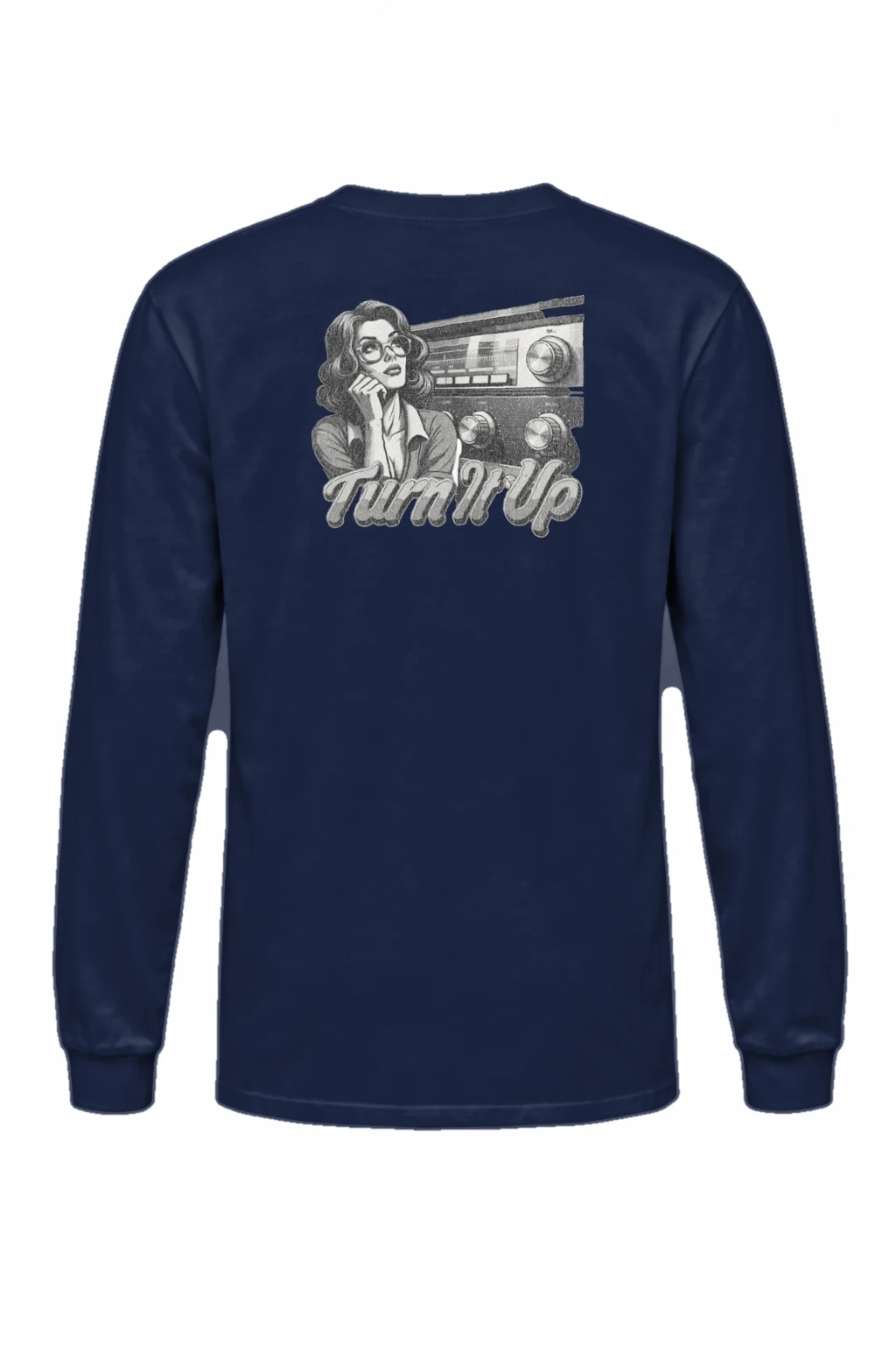 "Turn It Up" Unisex Longsleeve T-shirt | Gildan 2400
