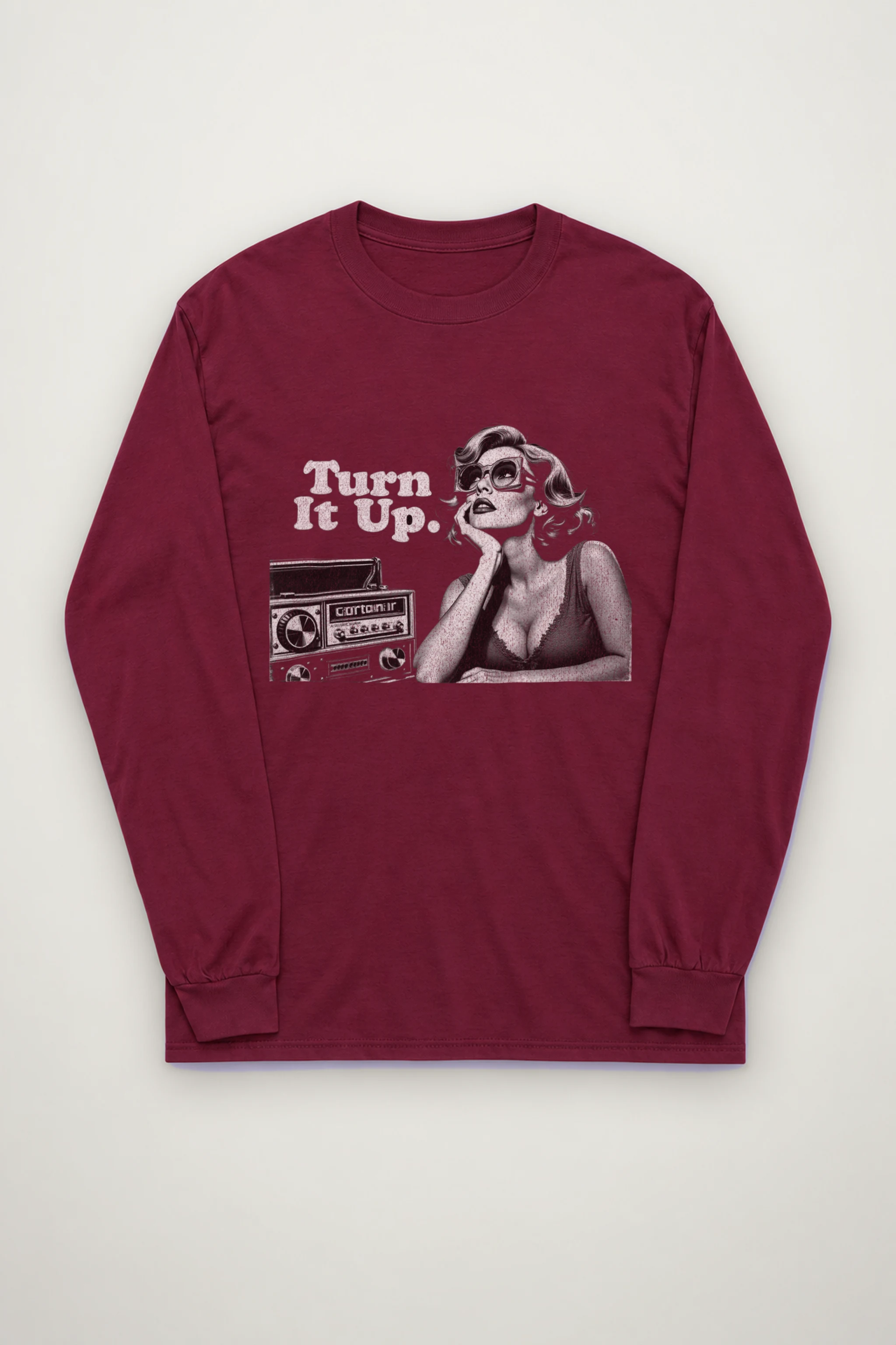 "Turn It Up" Unisex Longsleeve T-shirt