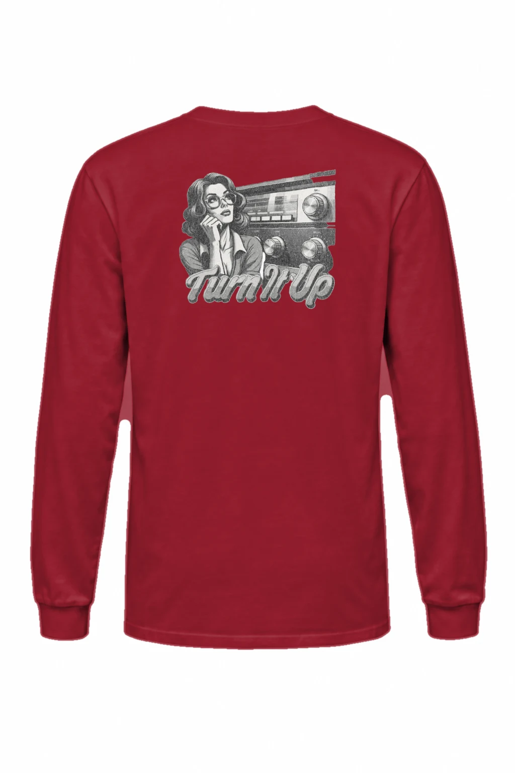 "Turn It Up" Unisex Longsleeve T-shirt | Gildan 2400