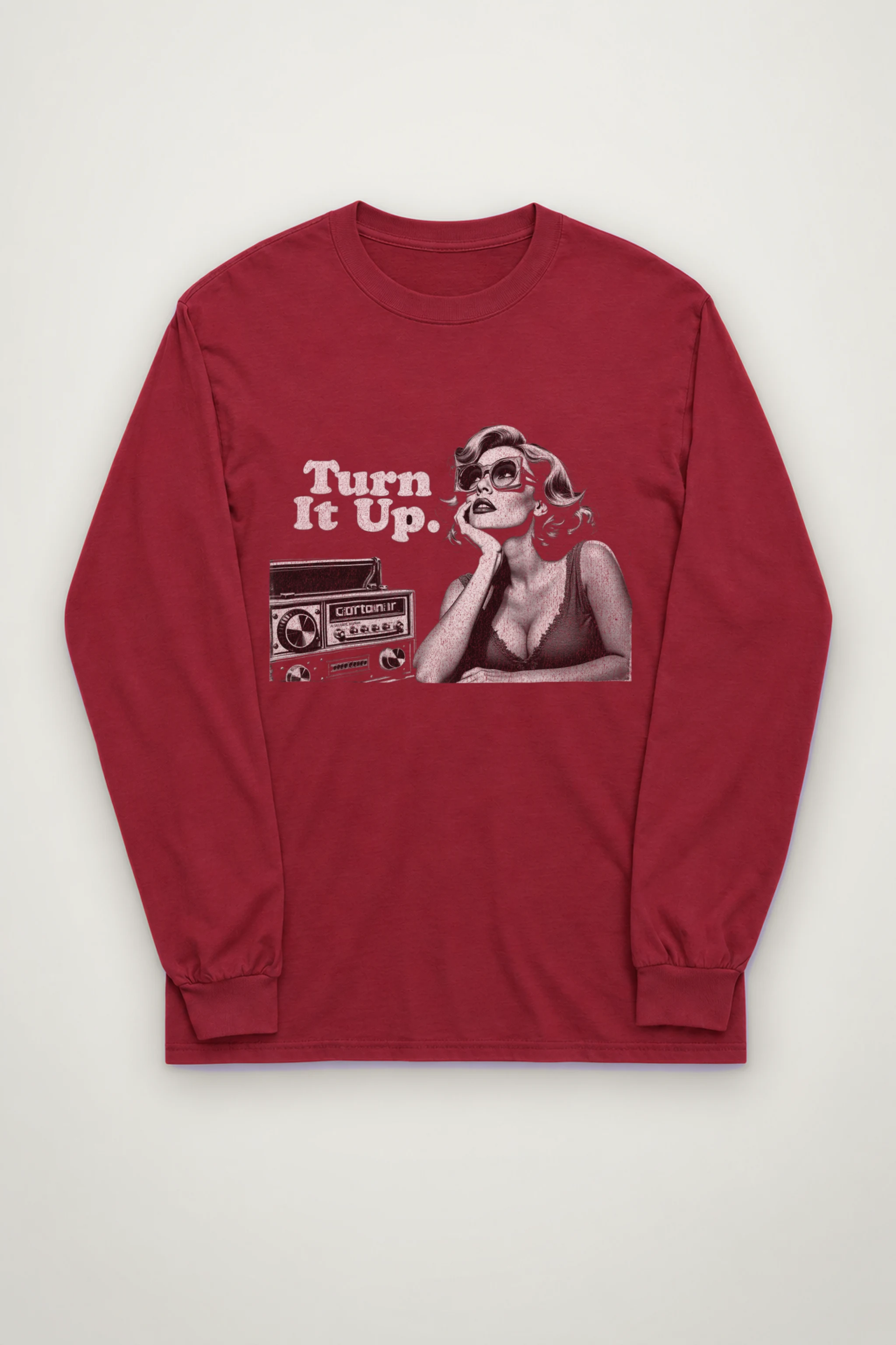"Turn It Up" Unisex Longsleeve T-shirt