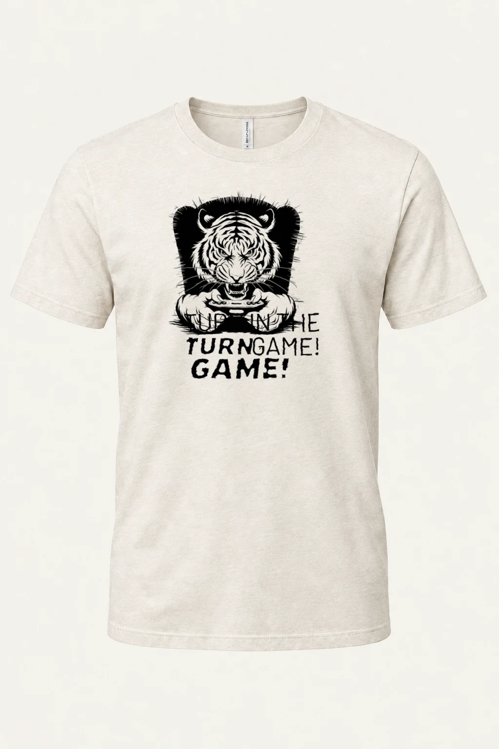 "Turn The Game" Heavyweight Unisex Crewneck T-shirt | Gildan 5000