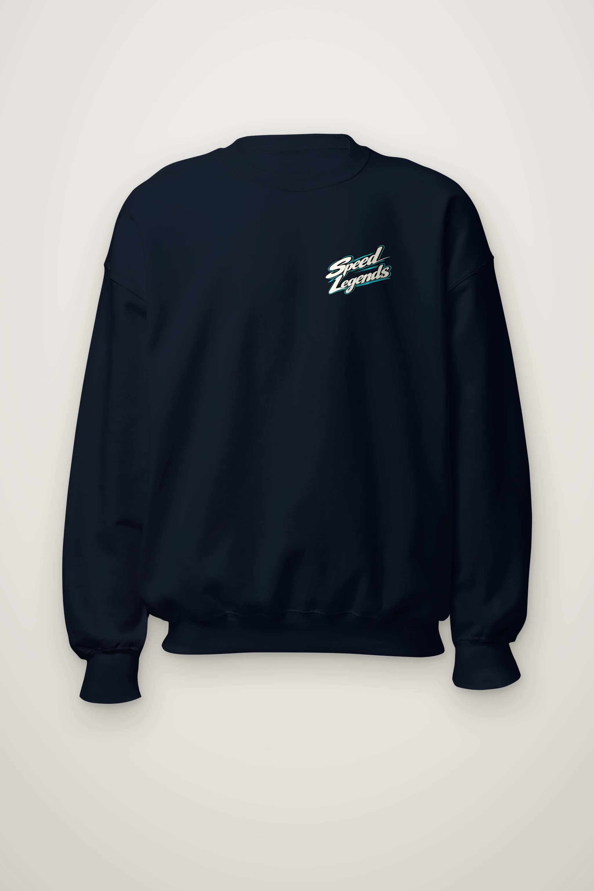 "Turquoise Roadster" Heavy Blend Unisex Crewneck Sweatshirt