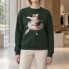 "Tutu Tabby" Heavy Blend Unisex Crewneck Sweatshirt | Gildan 18000