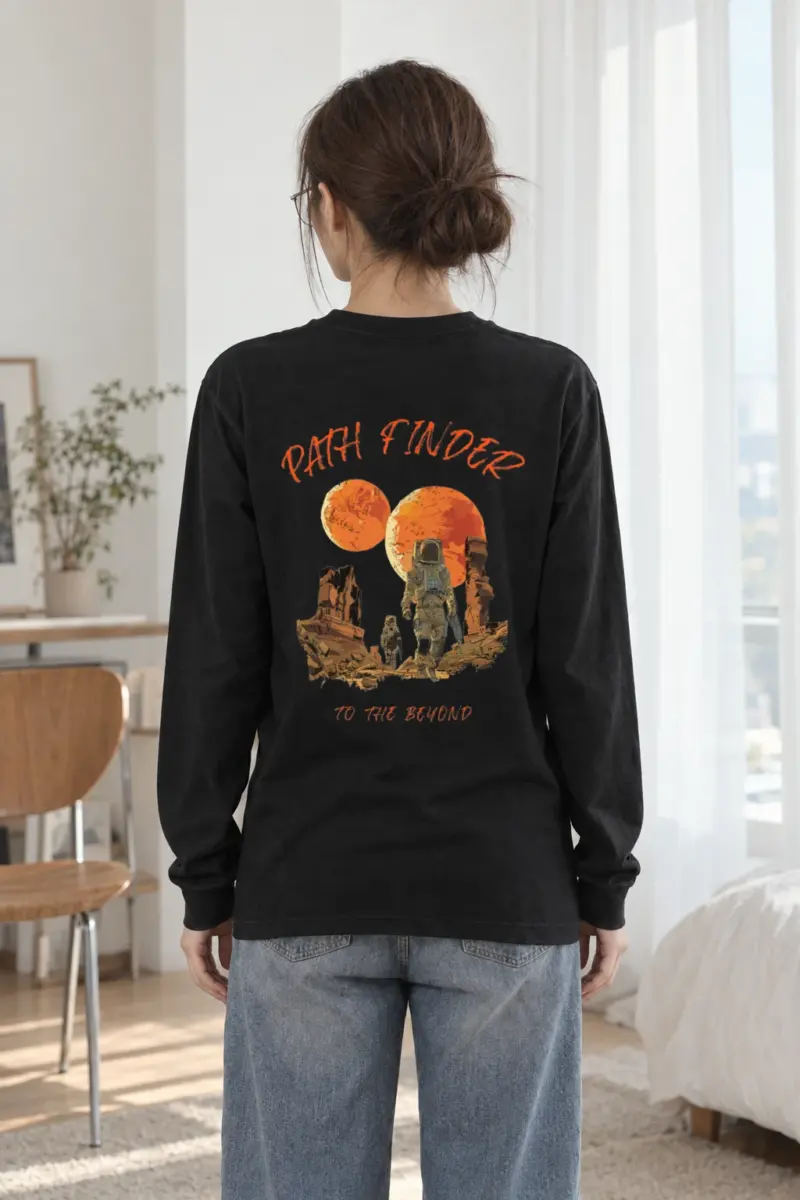 "Twin Planet Survey" Unisex Longsleeve T-shirt