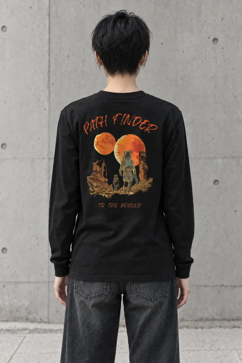 "Twin Planet Survey" Unisex Longsleeve T-shirt | Gildan 2400