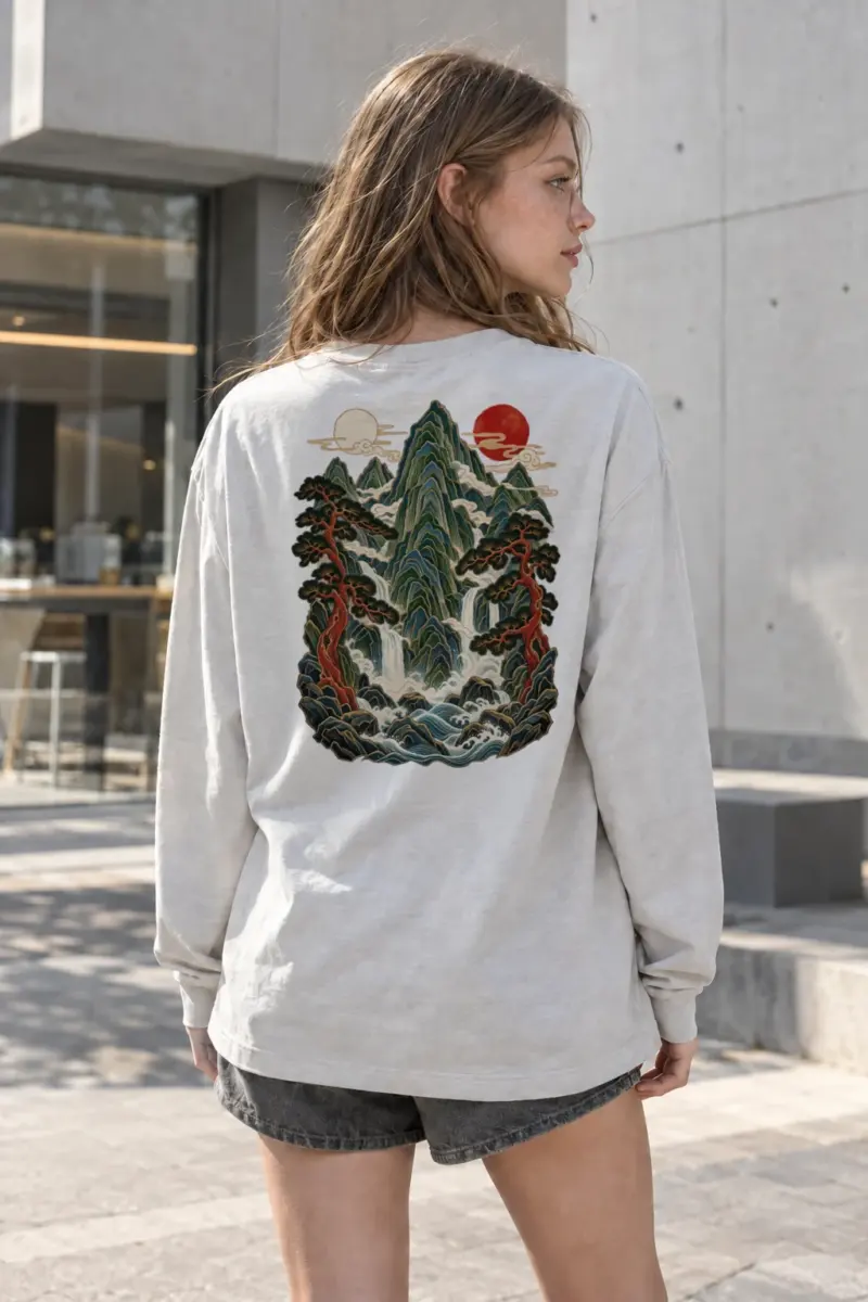 "Twin Sun Falls" Unisex Longsleeve T-shirt | Gildan 2400