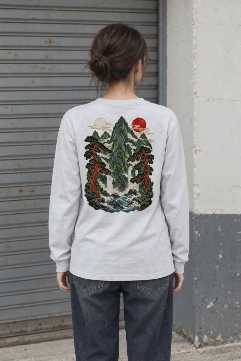 "Twin Sun Falls" Unisex Longsleeve T-shirt | Gildan 2400