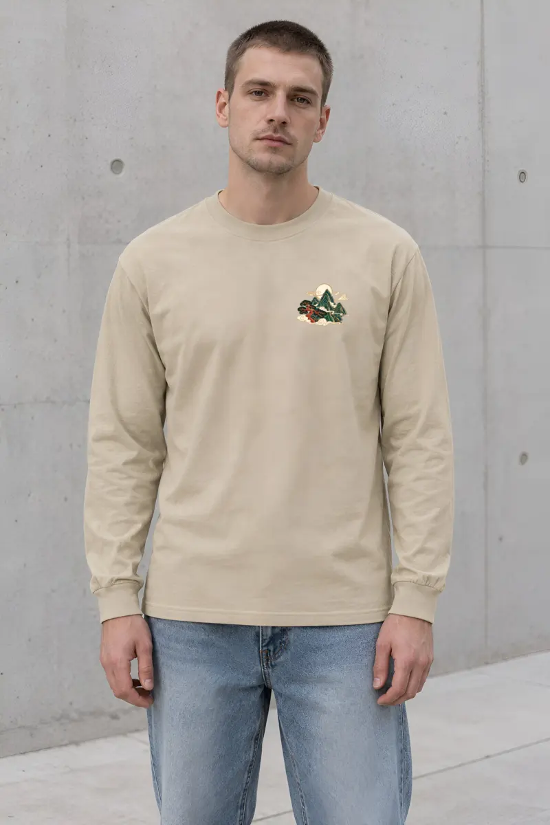 "Twin Sun Falls" Unisex Longsleeve T-shirt