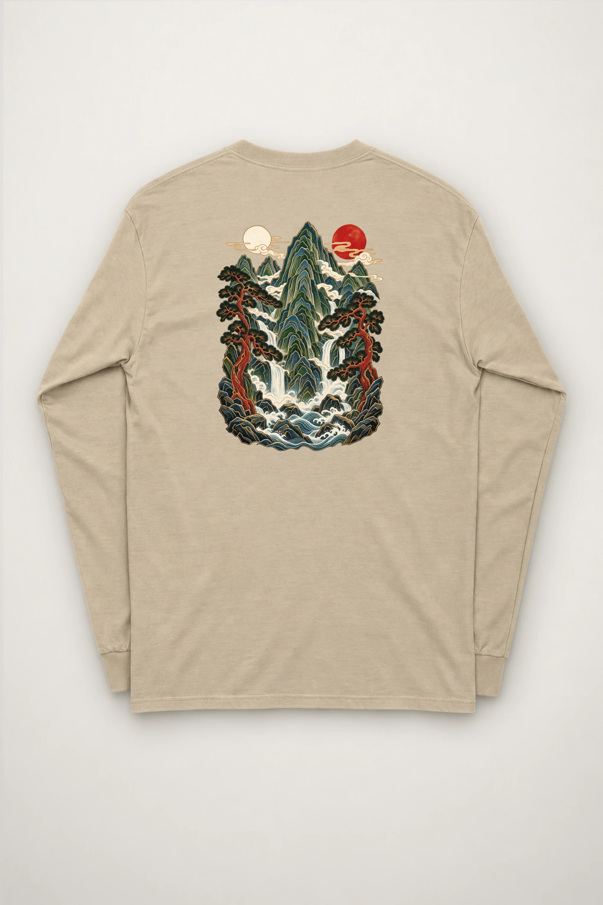 "Twin Sun Falls" Unisex Longsleeve T-shirt