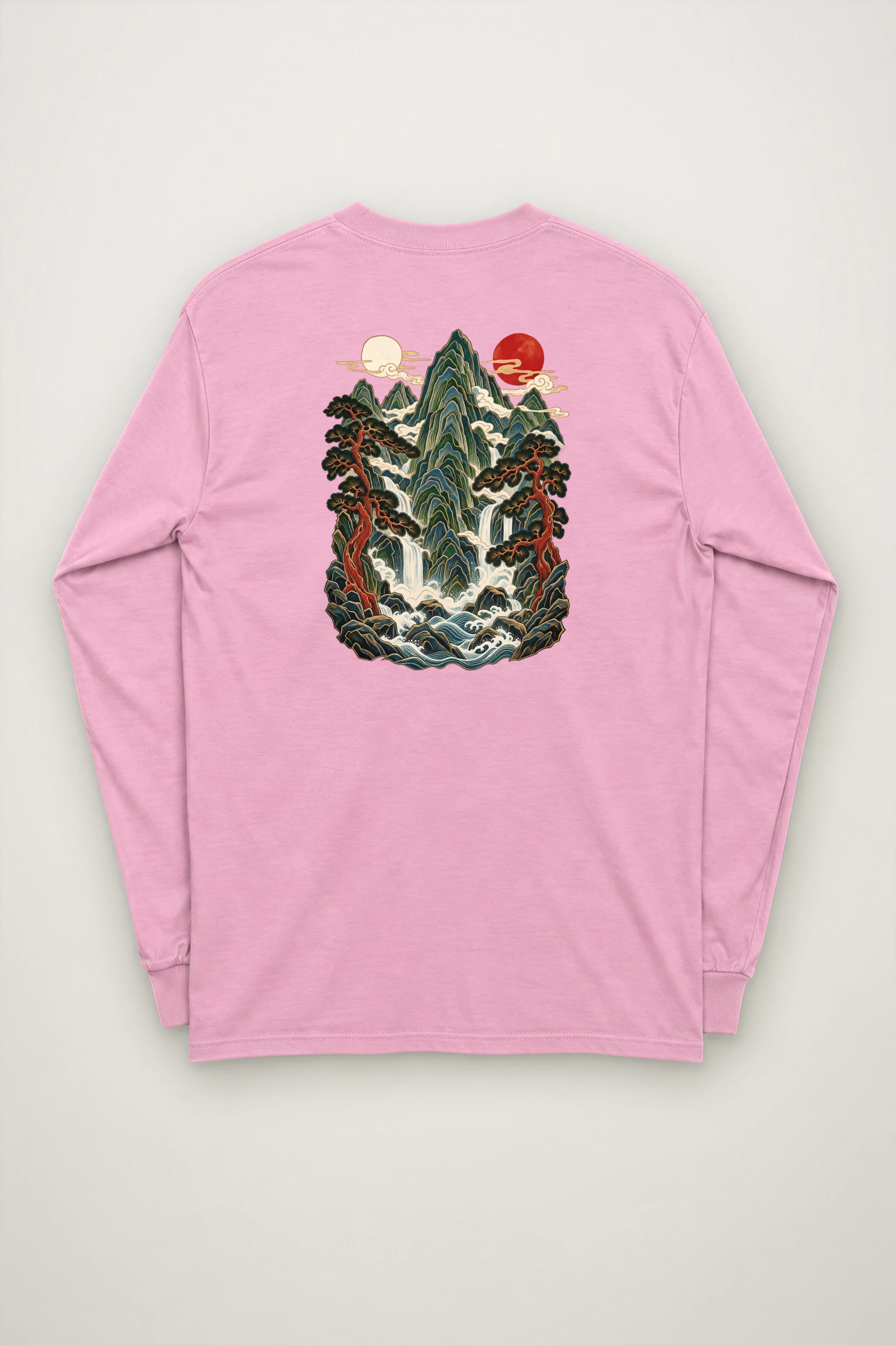 "Twin Sun Falls" Unisex Longsleeve T-shirt