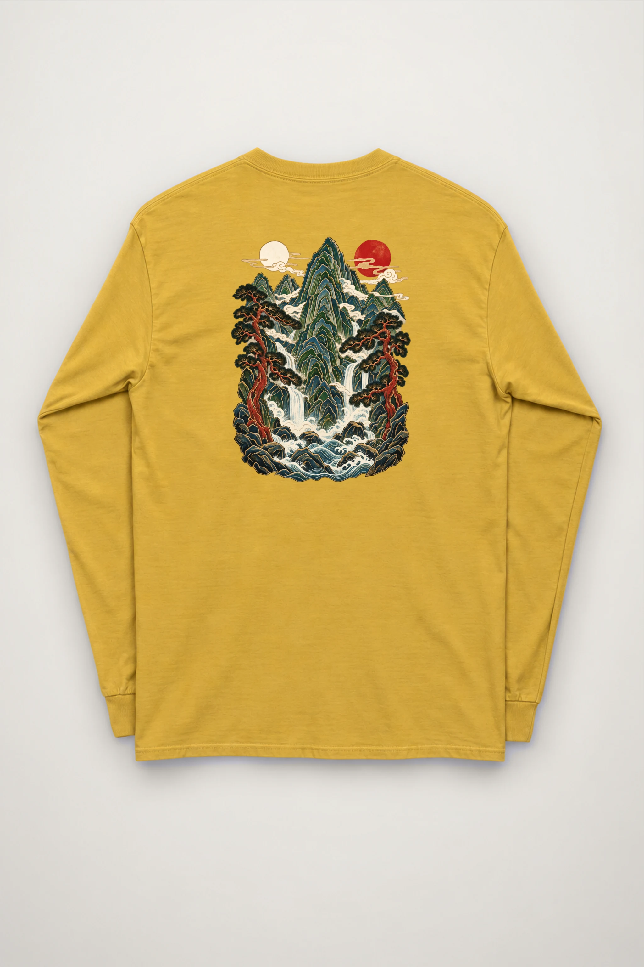 "Twin Sun Falls" Unisex Longsleeve T-shirt