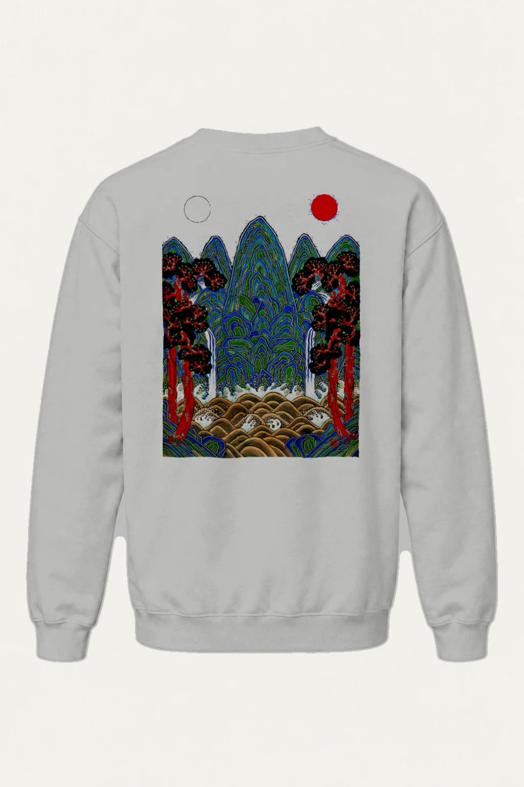 "Twin Sun Highlands" Heavy Blend Unisex Crewneck Sweatshirt | Gildan 18000