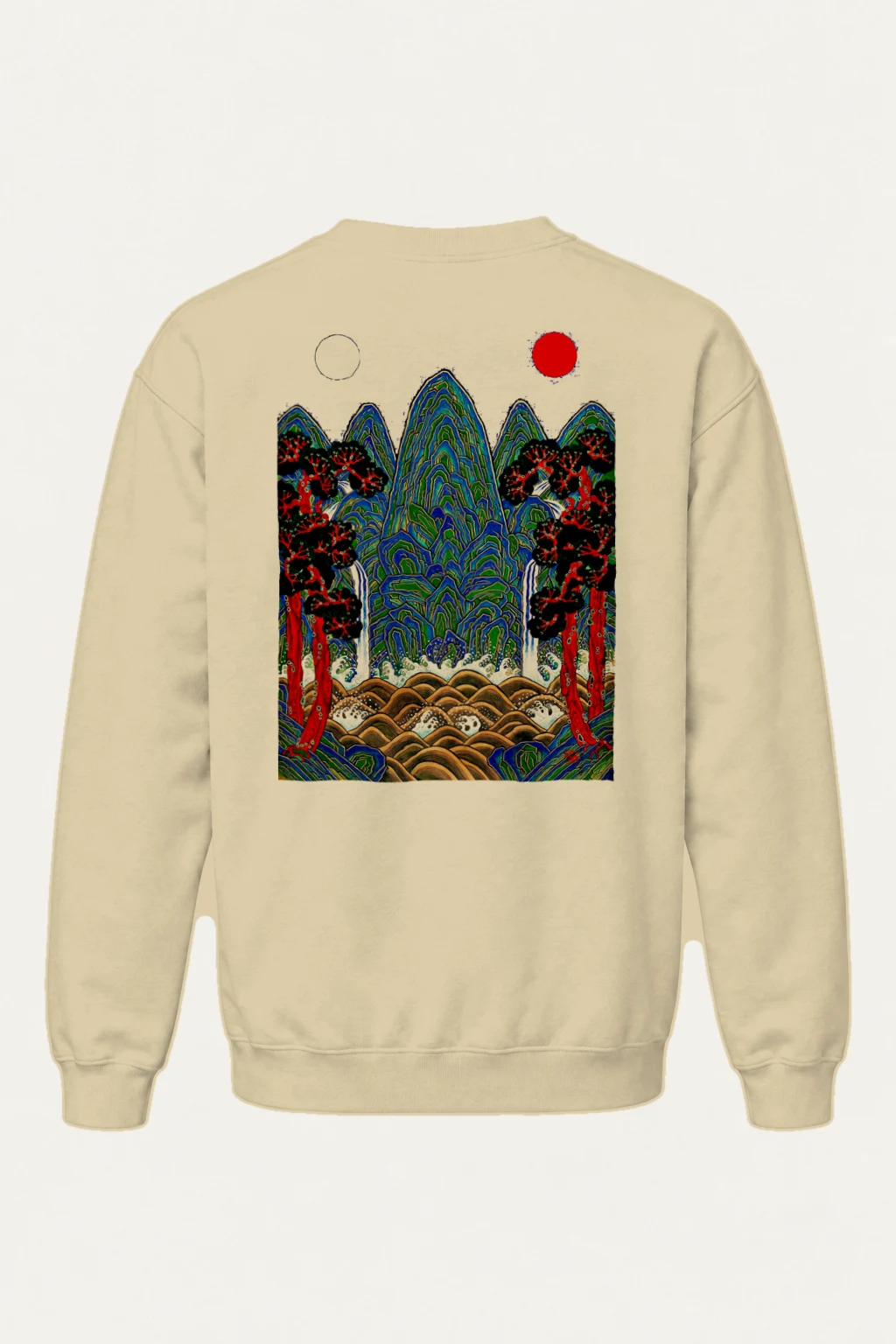 "Twin Sun Highlands" Heavy Blend Unisex Crewneck Sweatshirt | Gildan 18000