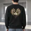 "Twin Tigers Crest" Heavy Blend Unisex Crewneck Sweatshirt
