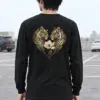 "Twin Tigers Crest" Unisex Longsleeve T-shirt